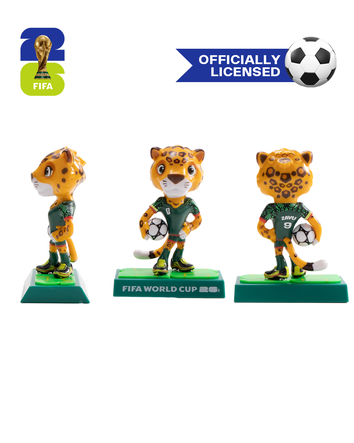 FIFA World Cup 2026 Official Mascot Figurine Set | Premium Acrylic Display Collectible Gift for Soccer Fans