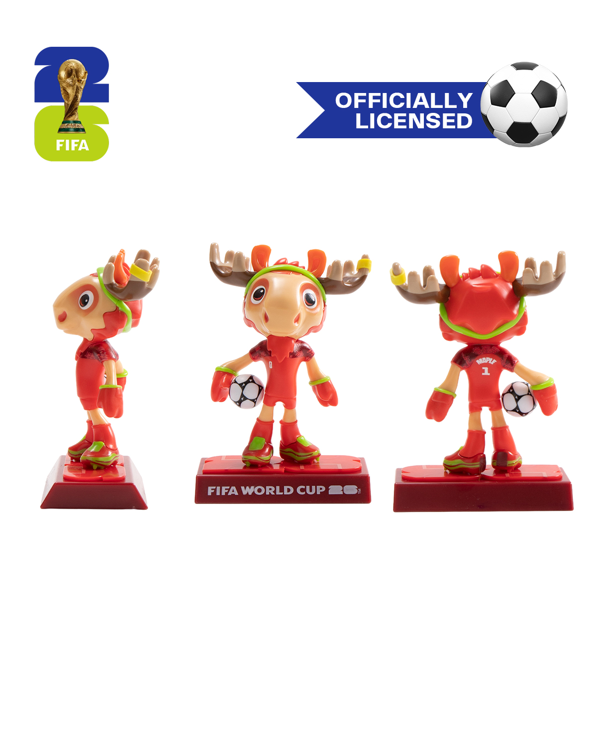 FIFA World Cup 2026 Official Mascot Figurine Set | Premium Acrylic Display Collectible Gift for Soccer Fans