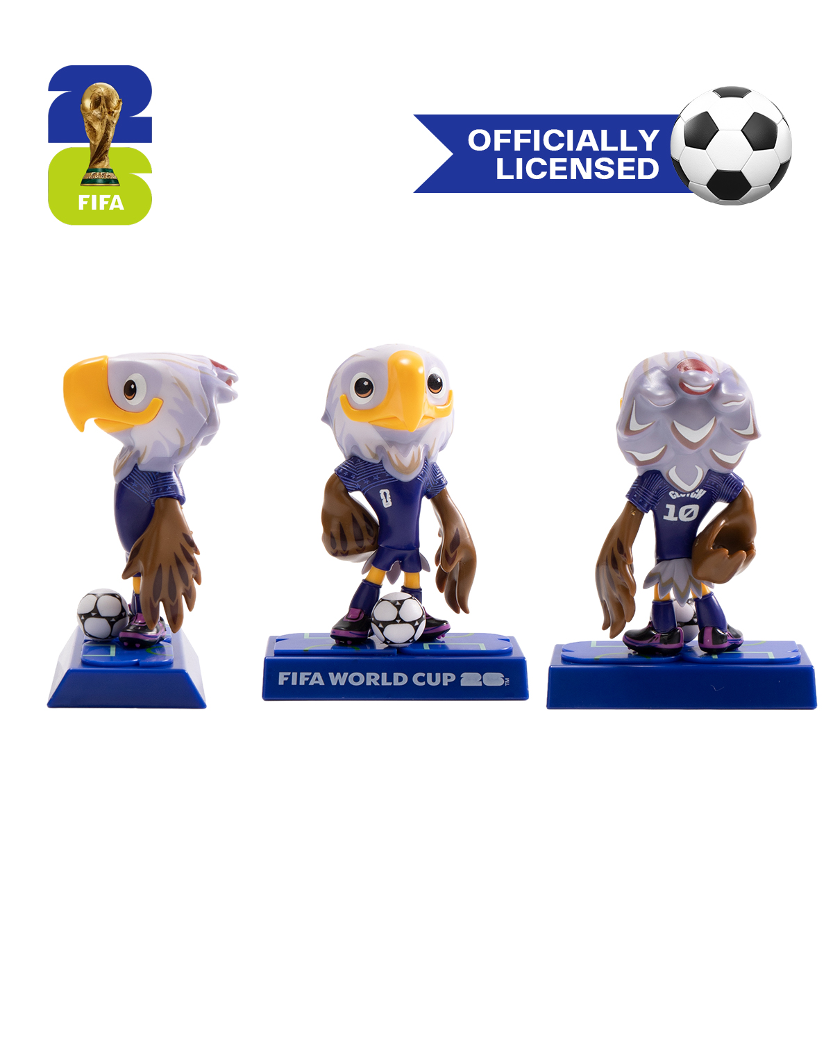 FIFA World Cup 2026 Official Mascot Figurine Set | Premium Acrylic Display Collectible Gift for Soccer Fans