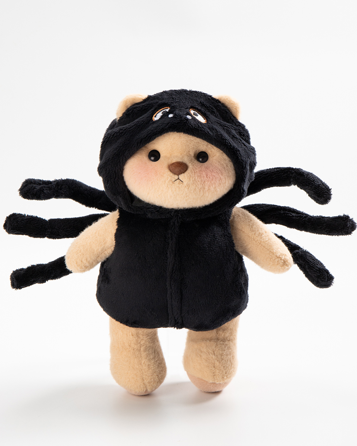 Getahug Halloween Black Spider Bear | Handmade Jointed Teddy Bear Stuffed Animal Gift