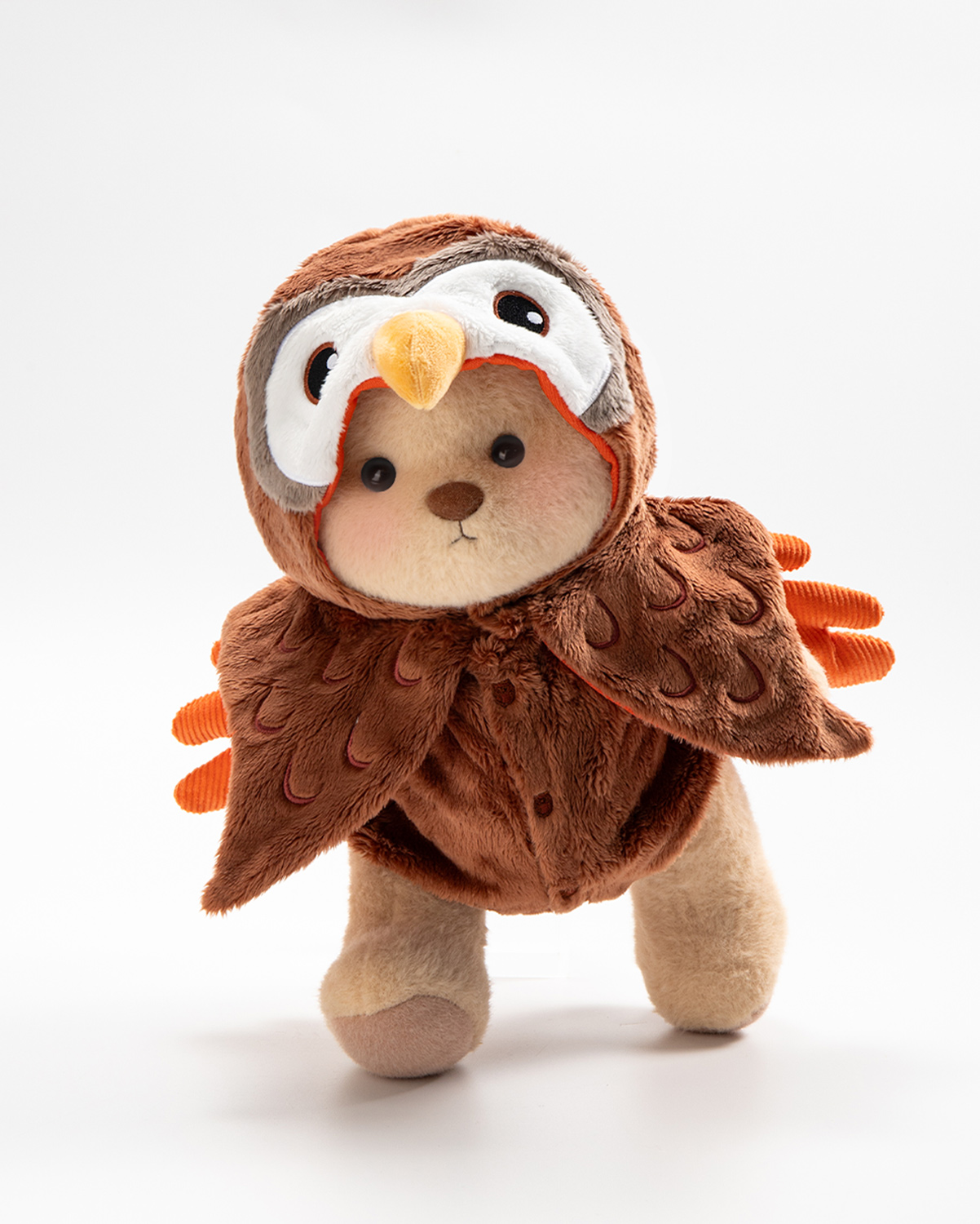 Getahug Halloween Moonlit Owl Bear | Handmade Jointed Teddy Bear Stuffed Animal Gift (Pre-sale)