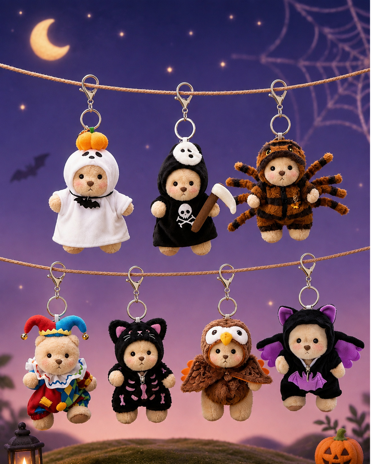 Halloween Plush Keychain Blind Box | Getahug Carnival