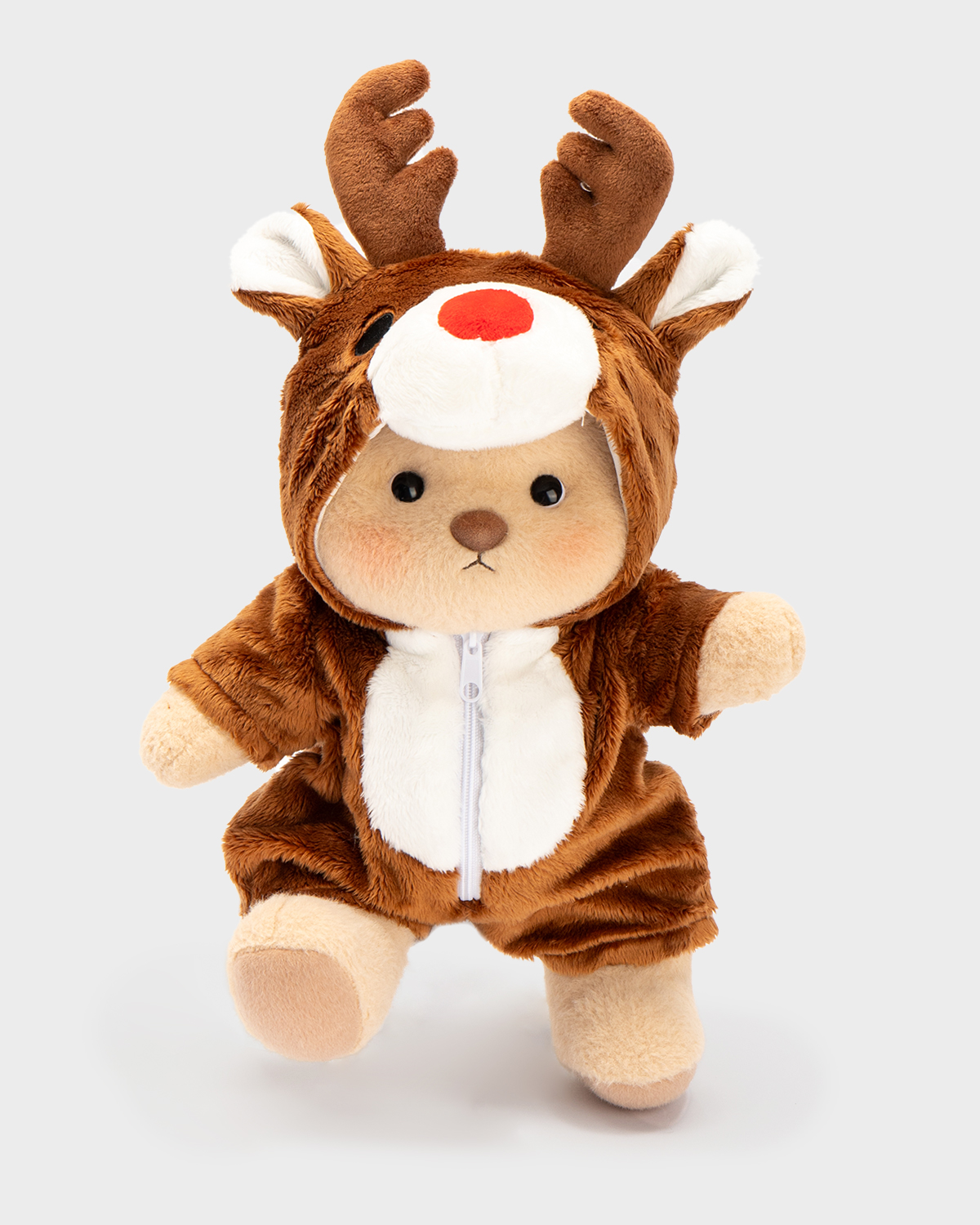 Getahug Christmas Reindeer Bear | Handmade Jointed Stuffed Animal Gift