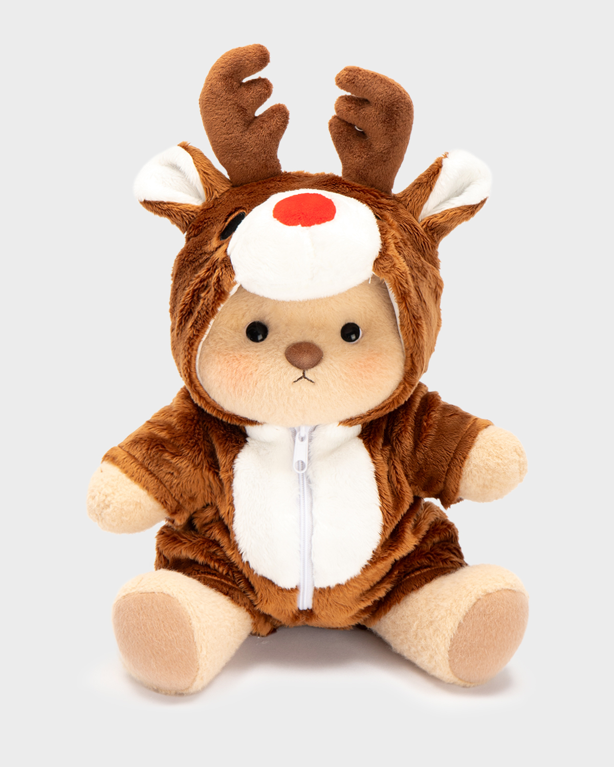 Getahug Christmas Reindeer Bear | Handmade Jointed Stuffed Animal Gift