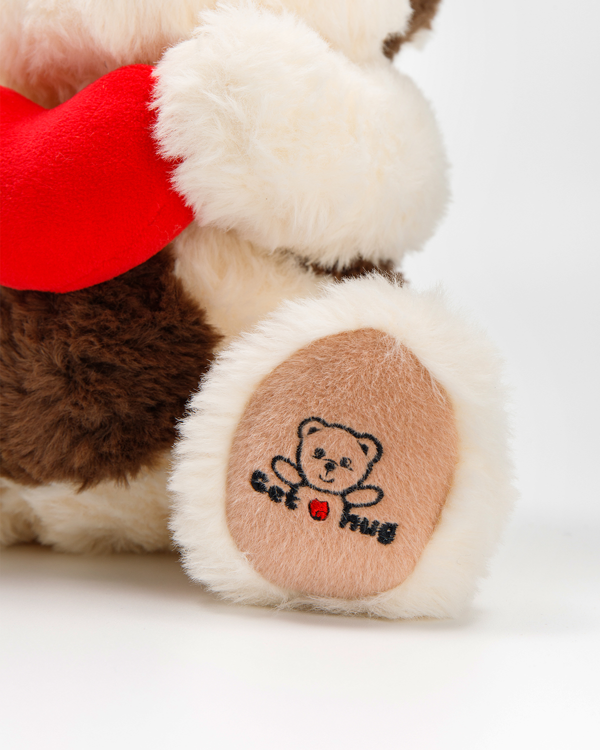 Getahug The Cuddly Magnetic Cow with a heart | Handmade Jointed Stuffed Animal Gift