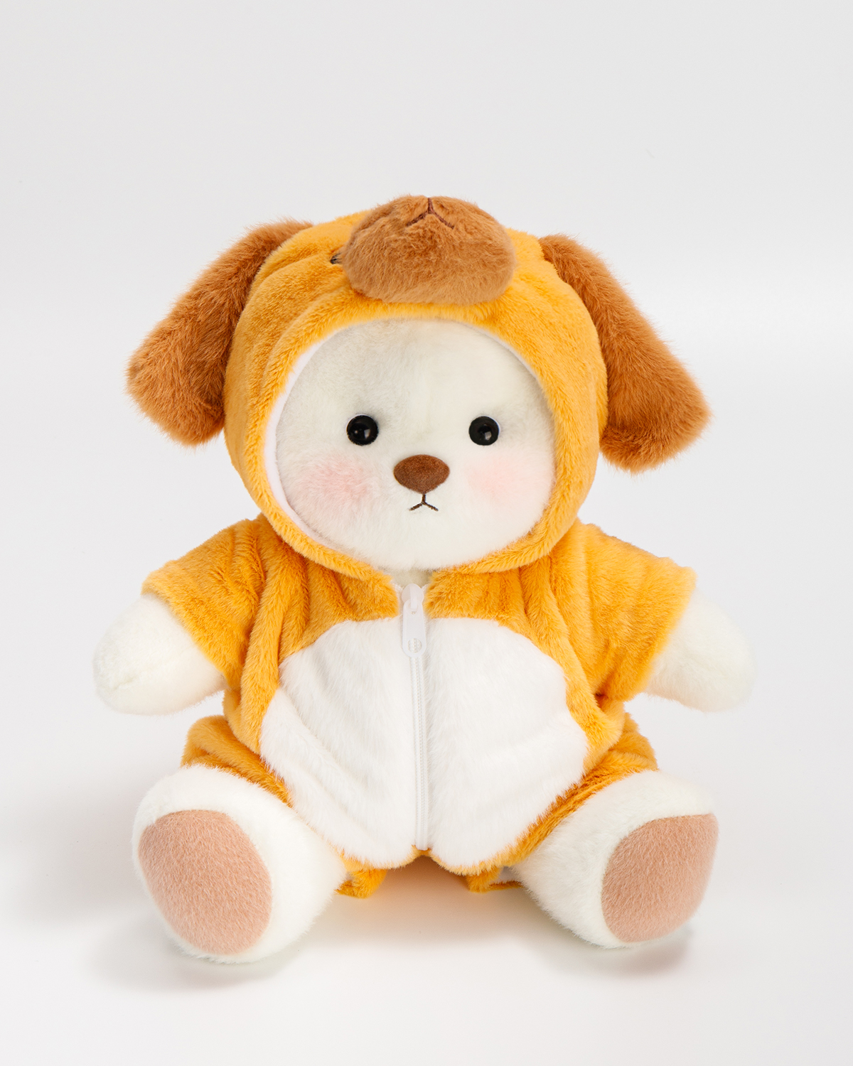 Getahug Yellow Dog Bear | Handmade Jointed Stuffed Animal Gift