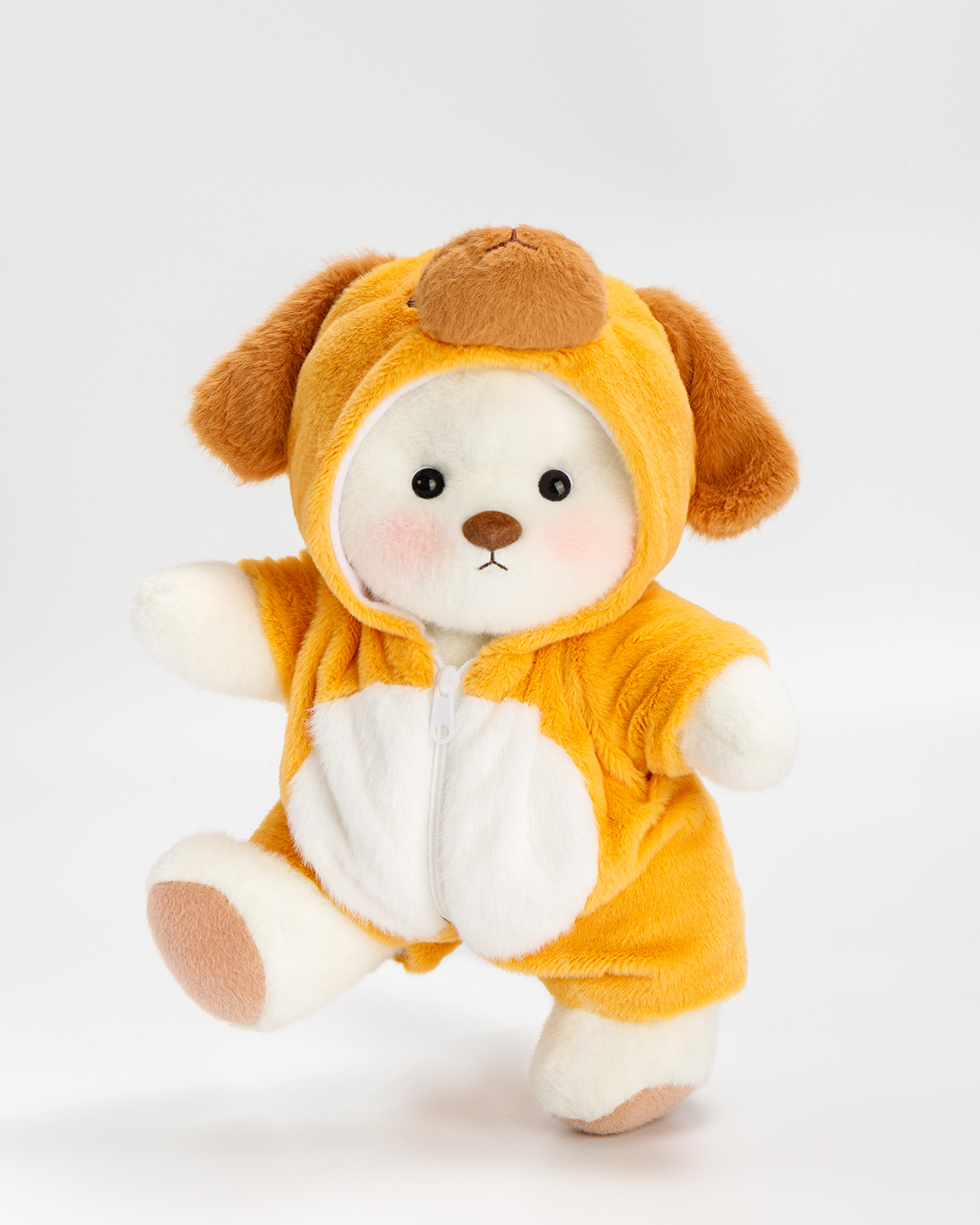 Getahug Yellow Dog Bear | Handmade Jointed Stuffed Animal Gift