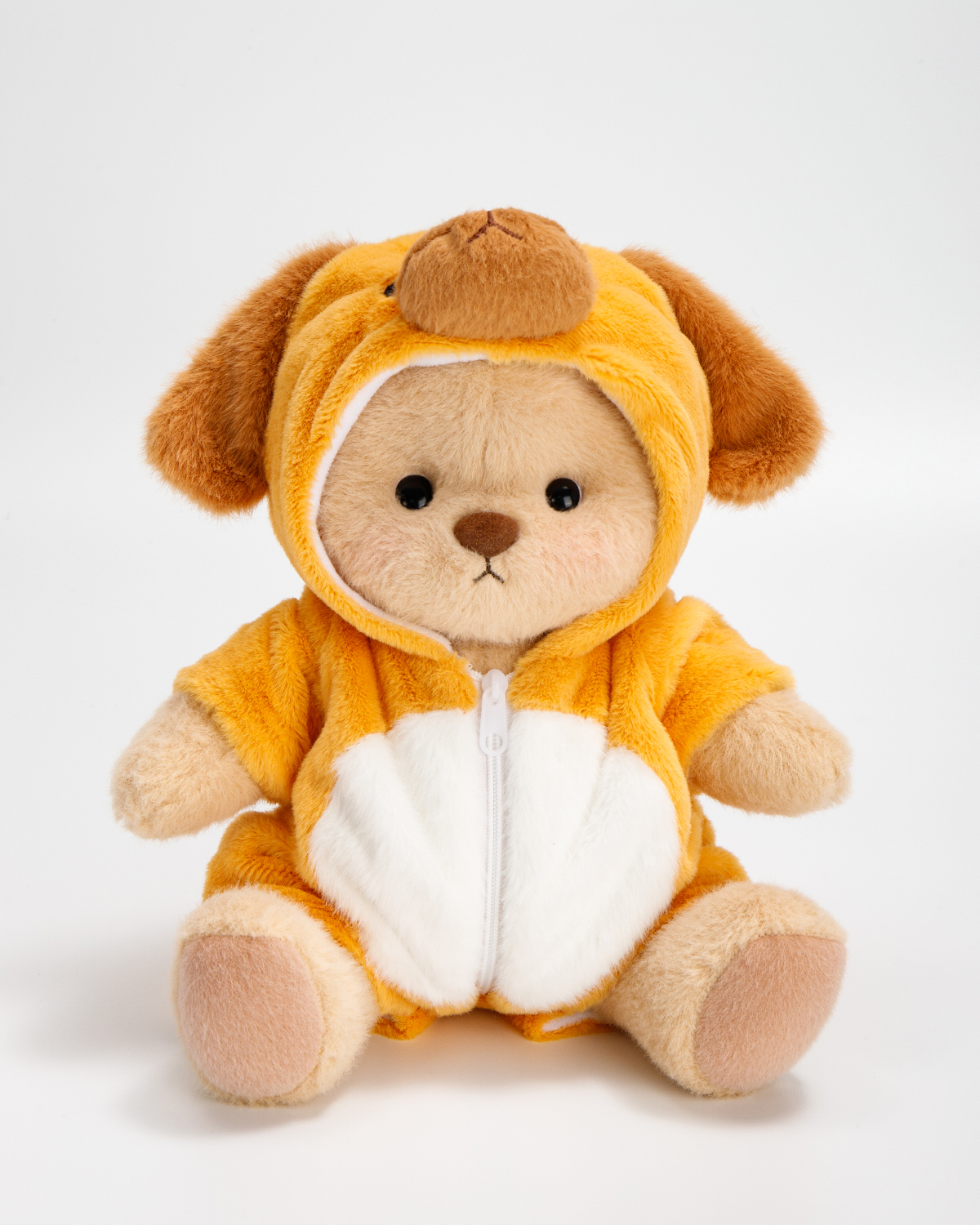 Getahug Yellow Dog Bear | Handmade Jointed Stuffed Animal Gift