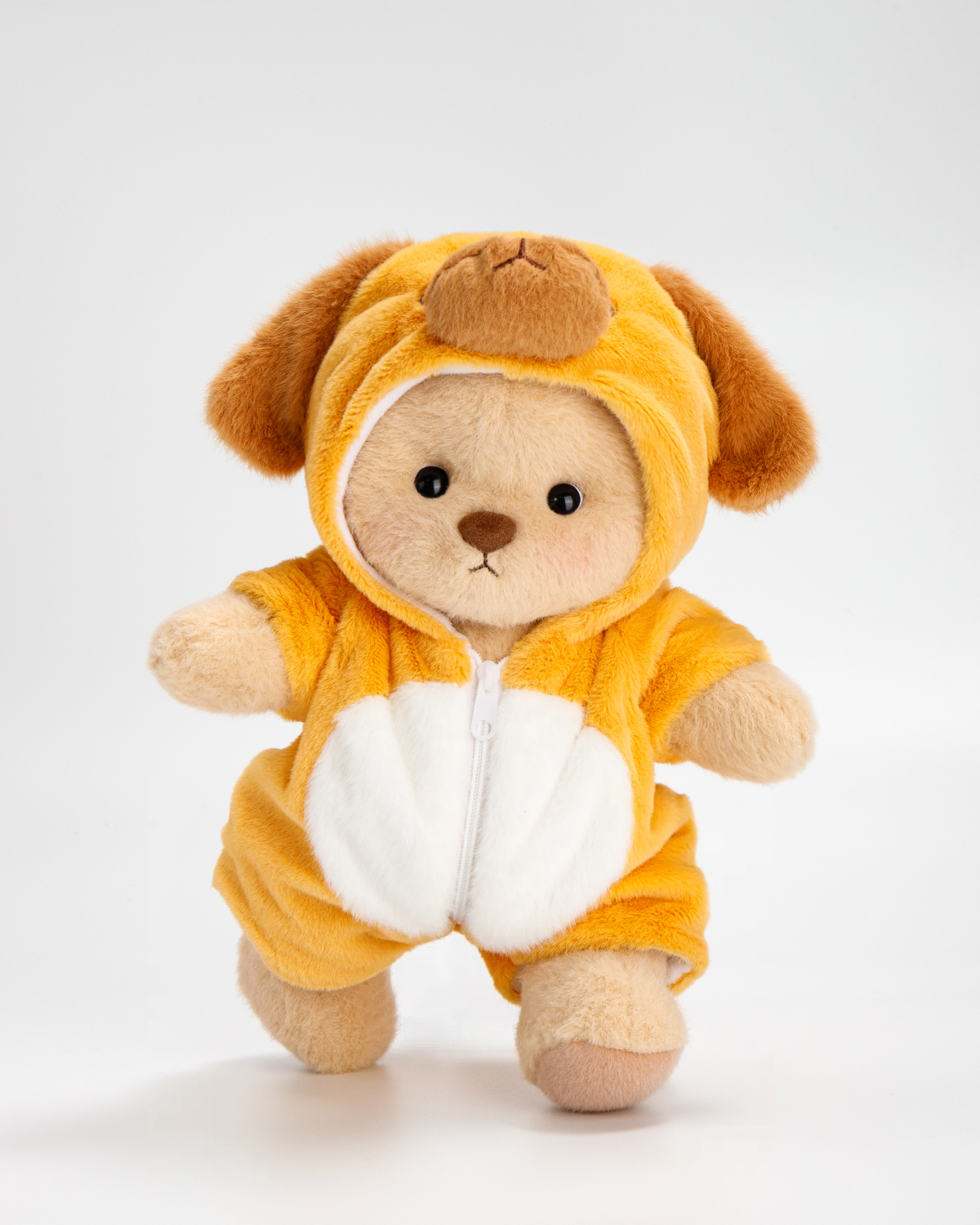Getahug Yellow Dog Bear | Handmade Jointed Stuffed Animal Gift