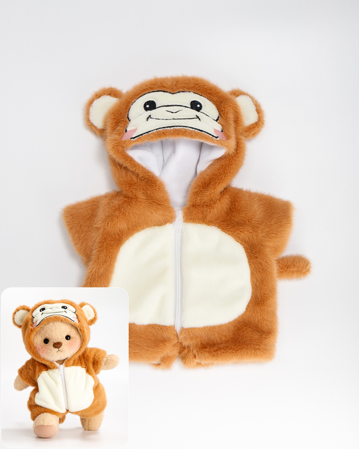 Cheeky Monkey Onesie (Outfit Only) | 12 Inches Stuffed Animal Clothes