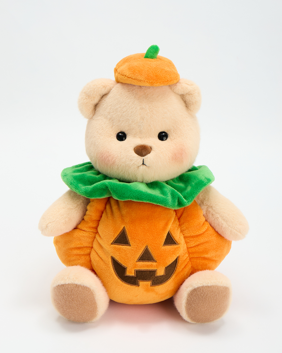 Getahug Halloween Spooky Pumpkin Bear | Handmade Jointed Stuffed Animal Gift