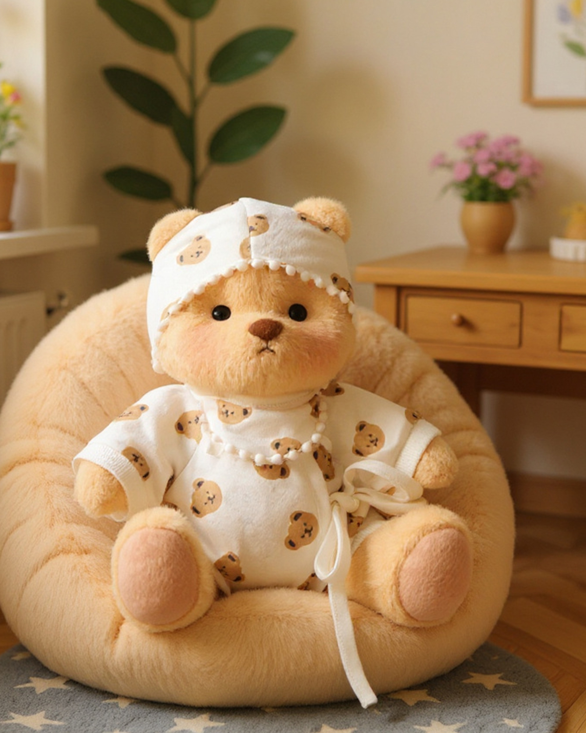Getahug Teddy Pajamas Bear | Handmade Jointed Teddy Bear Gift