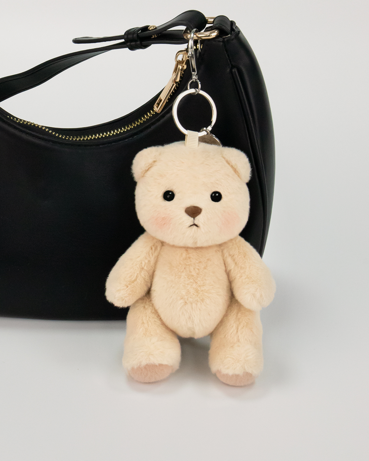 Getahug 5.9 Inches Brown Mini Teddy Bear | Pocket-sized Plush Bag Char