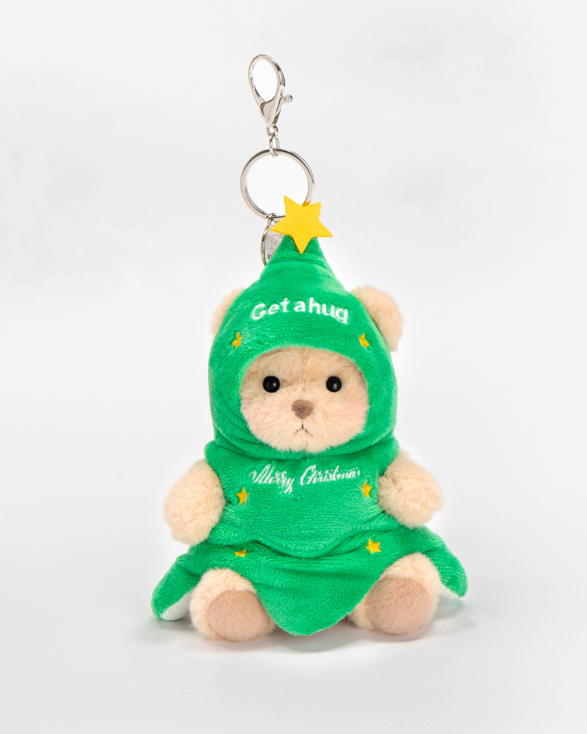 Getahug Christmas Tree Mini Bear | 5.9 Inches Stuffed Animal Bag Charm Keychains Christmas Gift