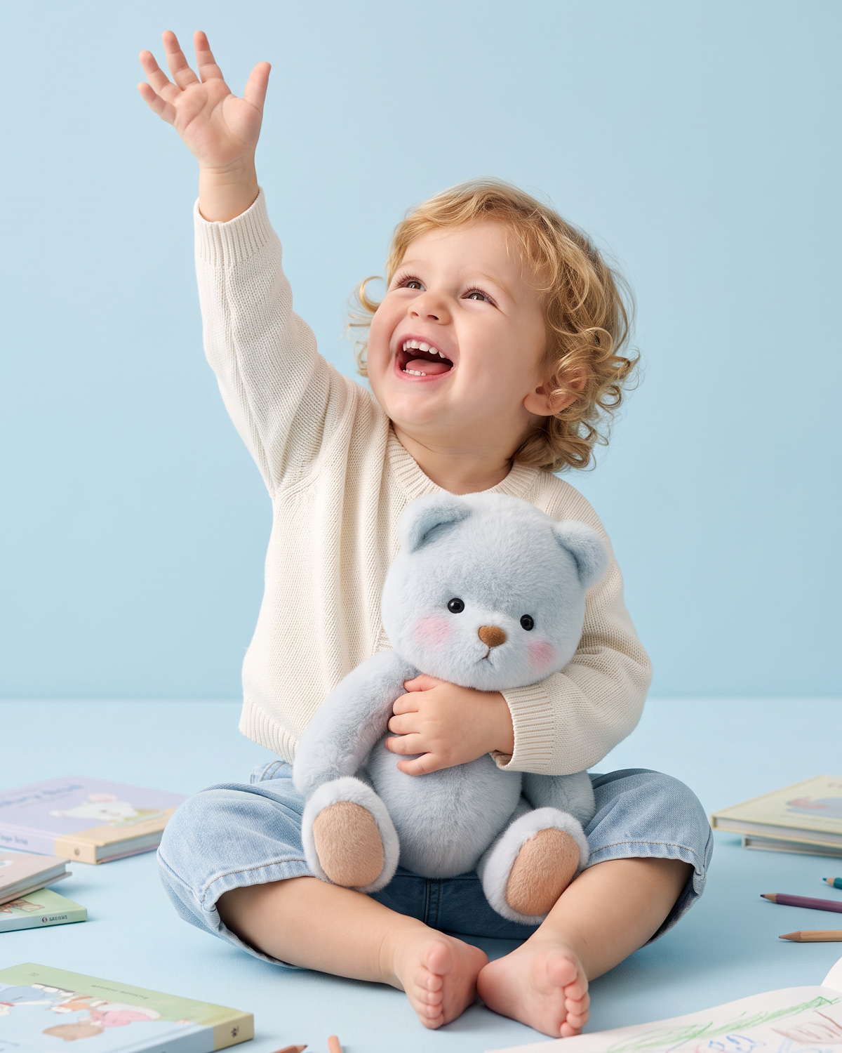 Getahug Brooks The Blue Teddy Bear | 2025 Limited Edition Handmade Joi