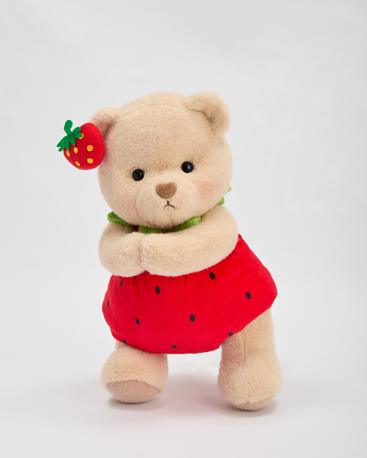 Getahug Strawberry Magnetic Bear | Handmade Jointed Stuffed Animal Gift