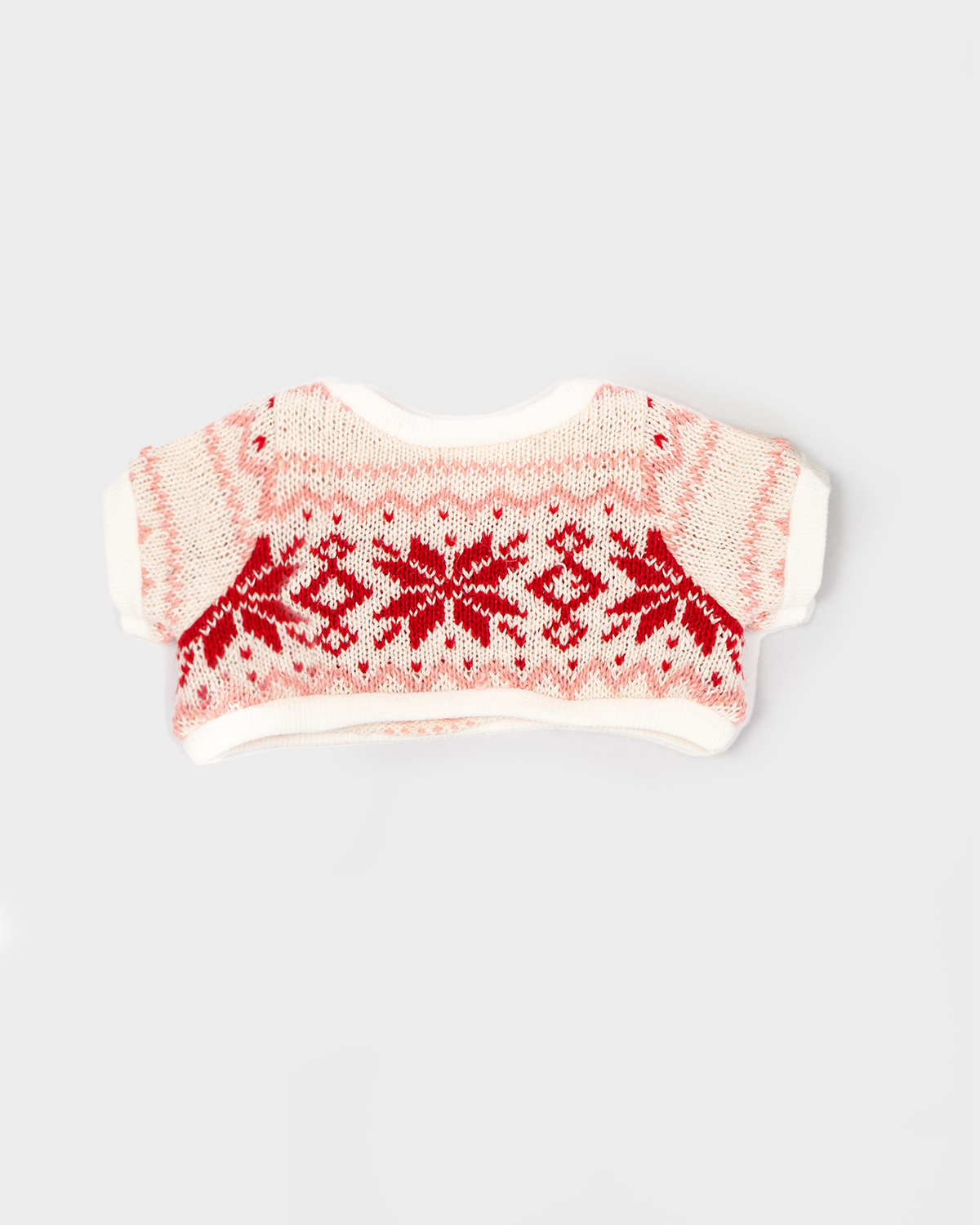 Getahug Christmas Snowflake Sweater Bunny | Handmade Jointed Stuffed Animal Gift