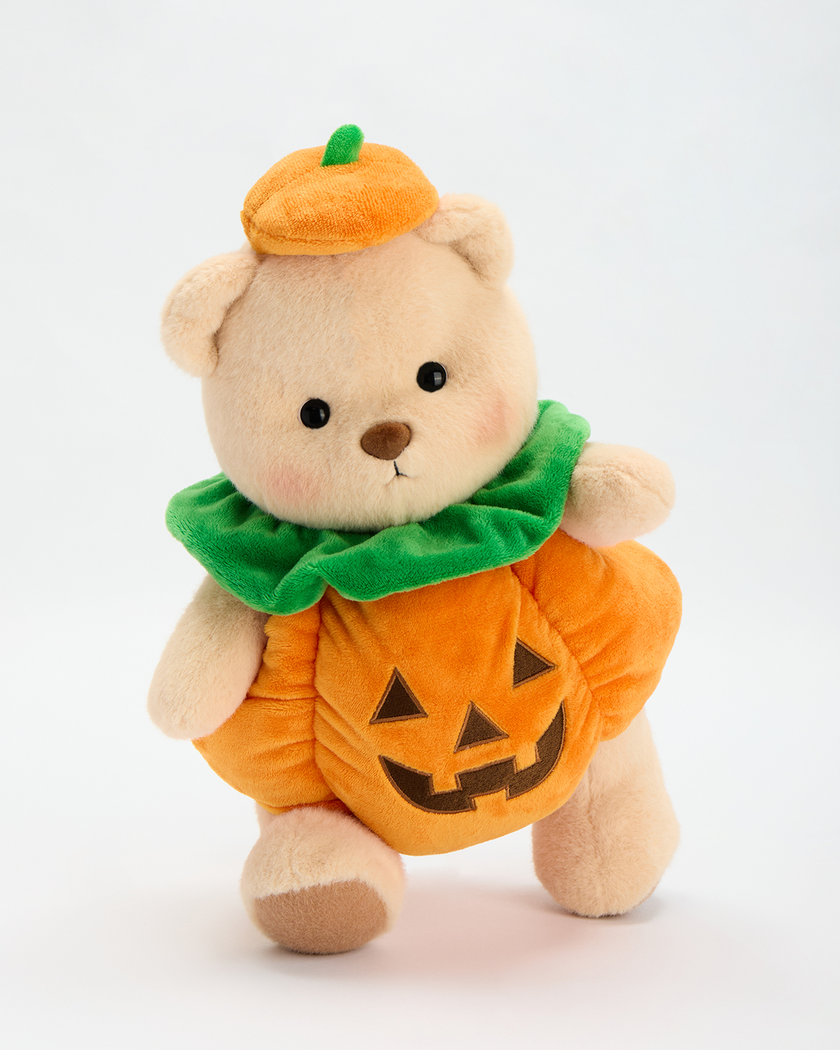 Getahug Halloween Spooky Pumpkin Bear | Handmade Jointed Stuffed Animal Gift