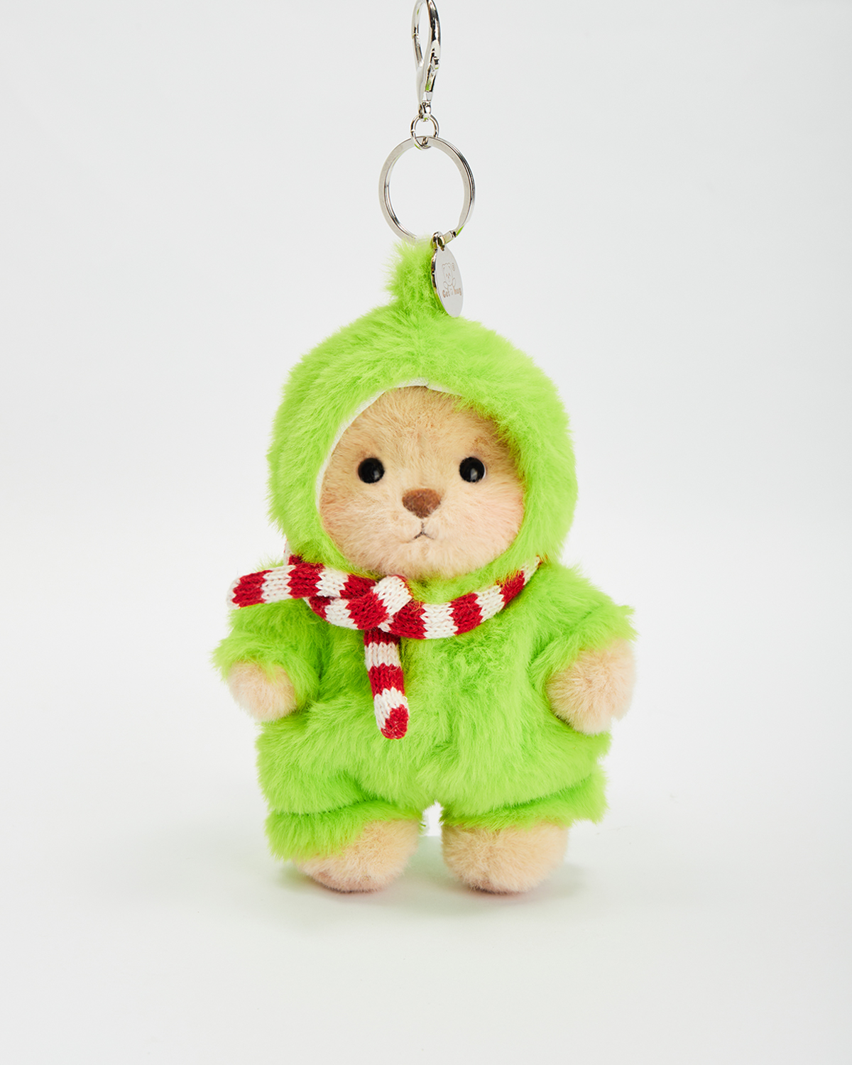 Getahug Green Monster Mini Bear | 5.9 Inches Stuffed Animal Bag Charm Keychains Christmas Gift