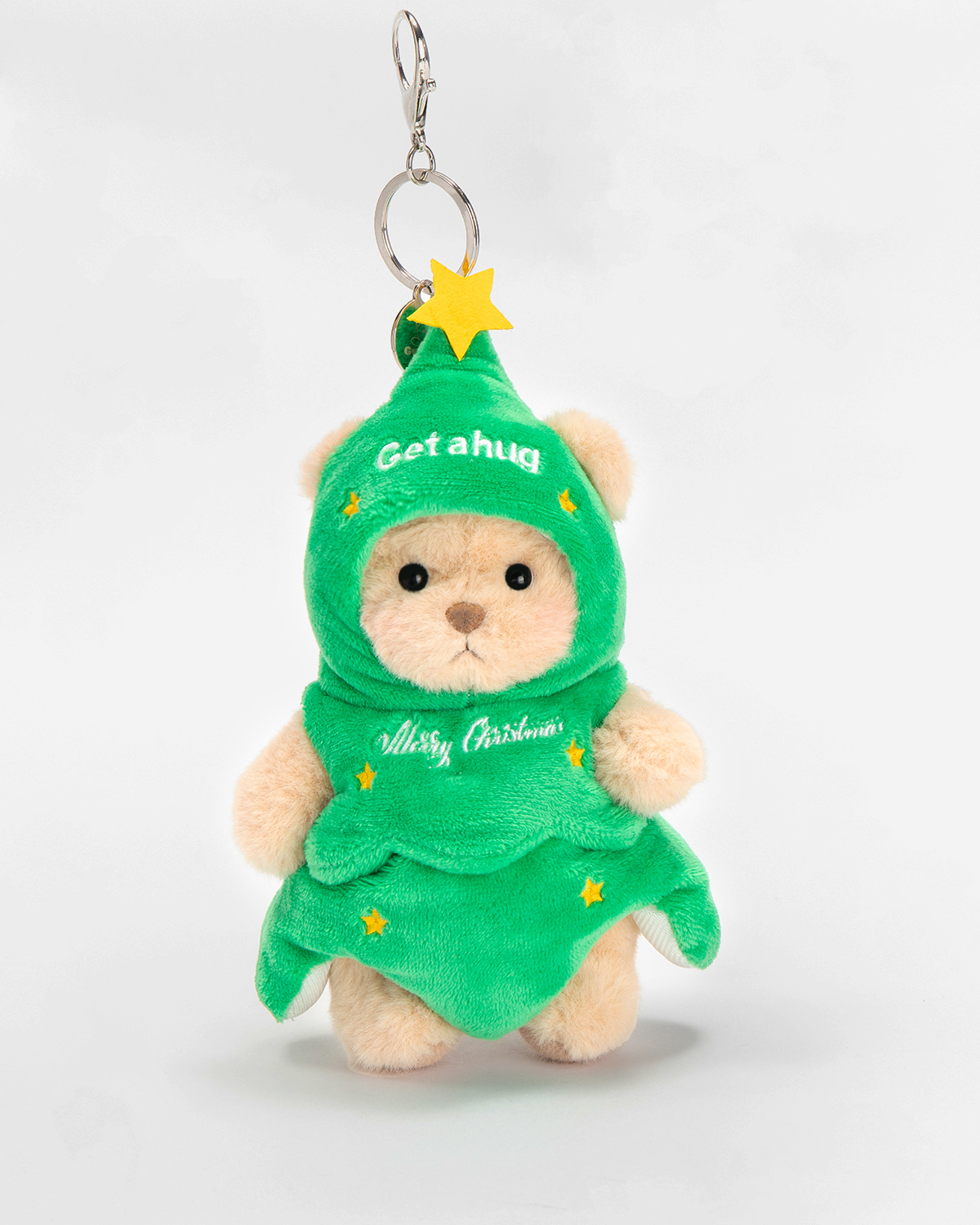 Getahug Christmas Tree Mini Bear | 5.9 Inches Stuffed Animal Bag Charm Keychains Christmas Gift