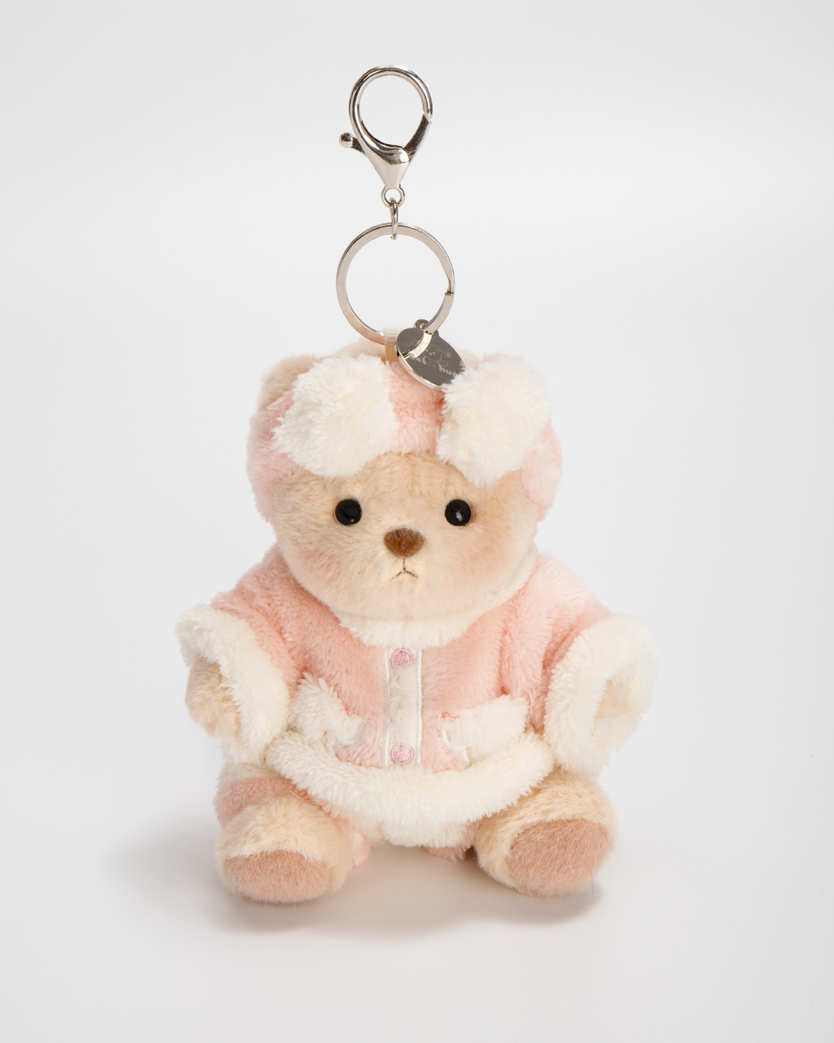 Getahug Star Hairband Pajama Mini Bear | 5.9 Inches Stuffed Animal Bag Charm Keychains Handmade Gift