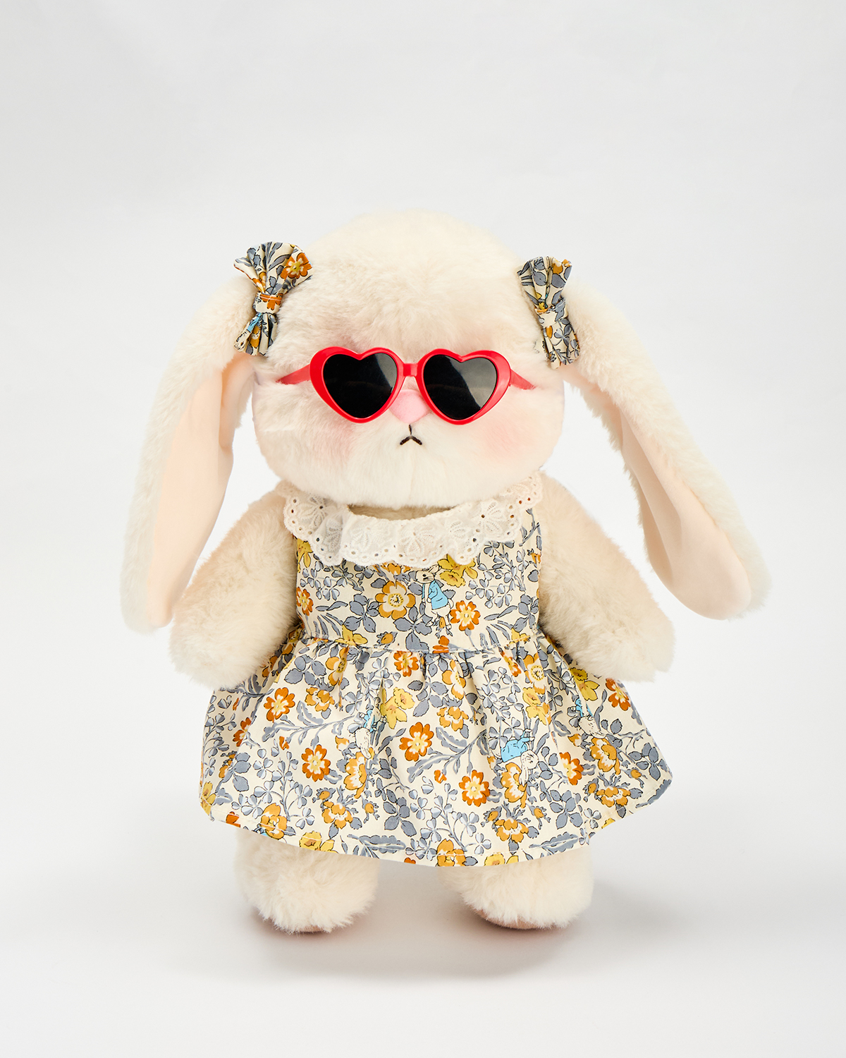 Red Heart-shaped Sunglasses | Suitable for 12 Inches Stuffed Animals