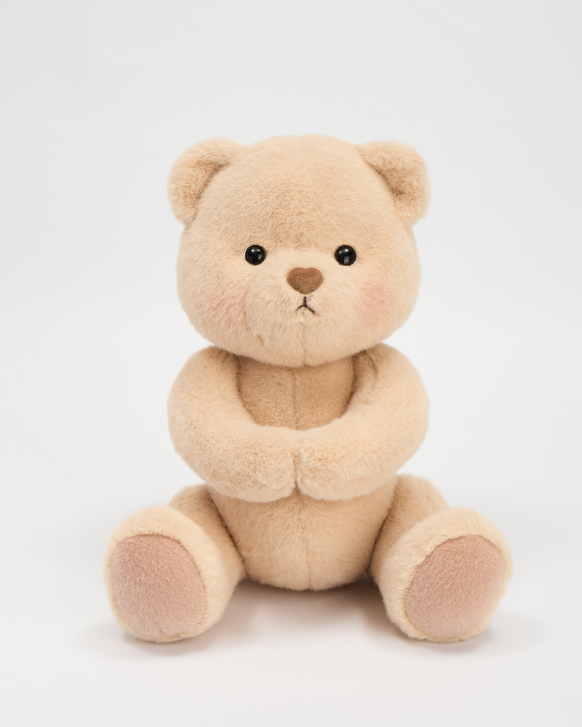 Getahug Brown Teddy Bear with Magnetic Hands | Handmade Jointed Stuffed Animal Gift