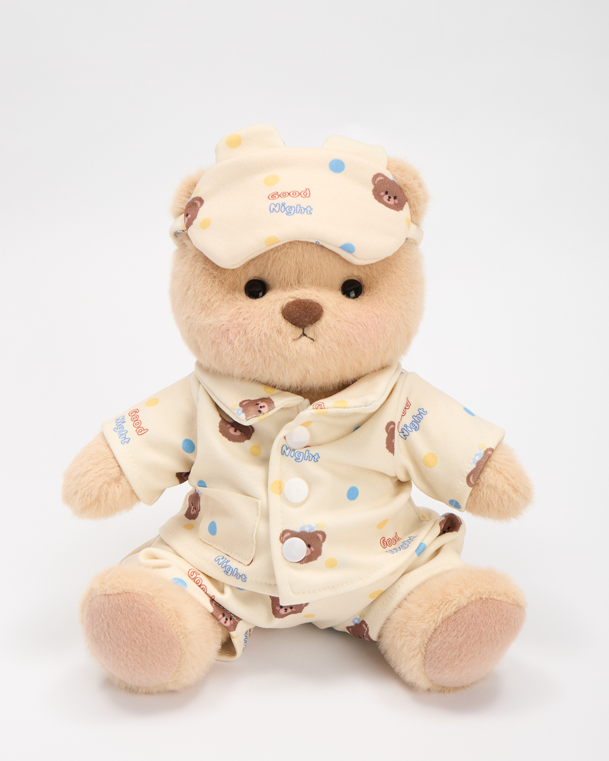 Getahug Goodnight Pajamas Bear | Handmade Jointed Stuffed Animal Gift