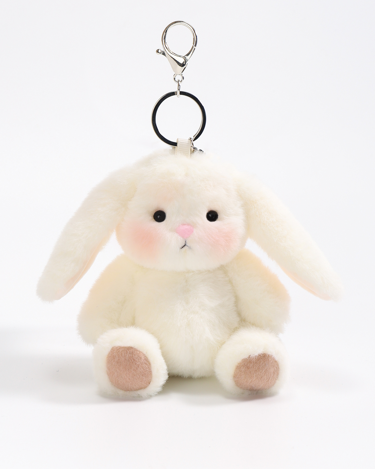 Getahug Sunny Angel Mini Bunny Bag Charm | 5.9 Inches Soft Plush Keychains Gift