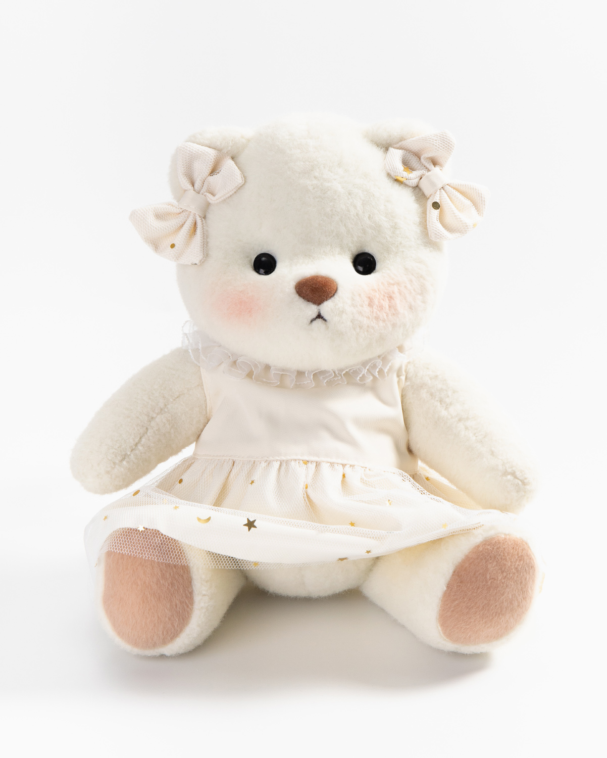 Getahug Star Moon Tulle Dress Bear | Summer Handmade Jointed Teddy Bear Stuffed Animal Gift