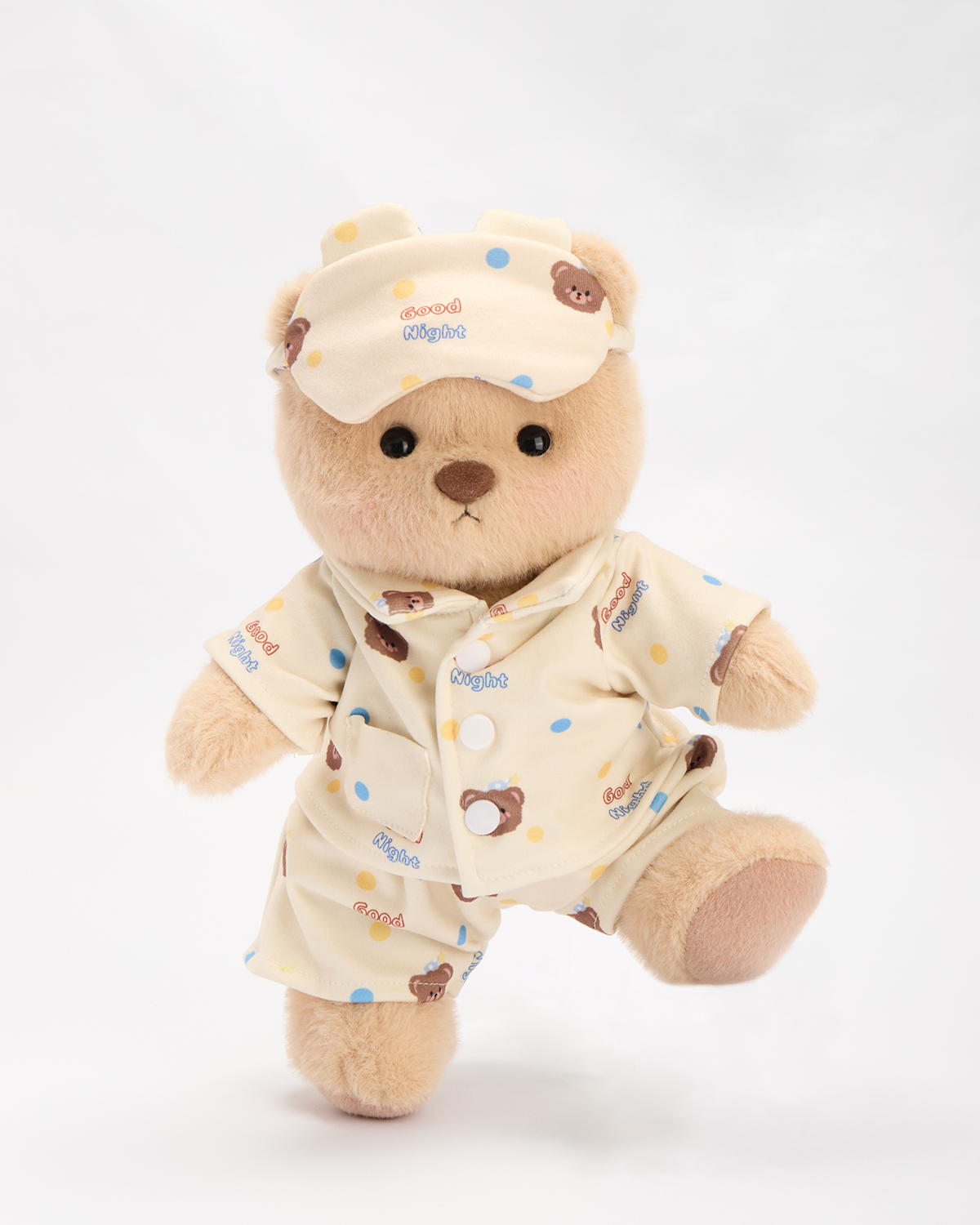 Getahug Goodnight Pajamas Bear | Handmade Jointed Stuffed Animal Gift