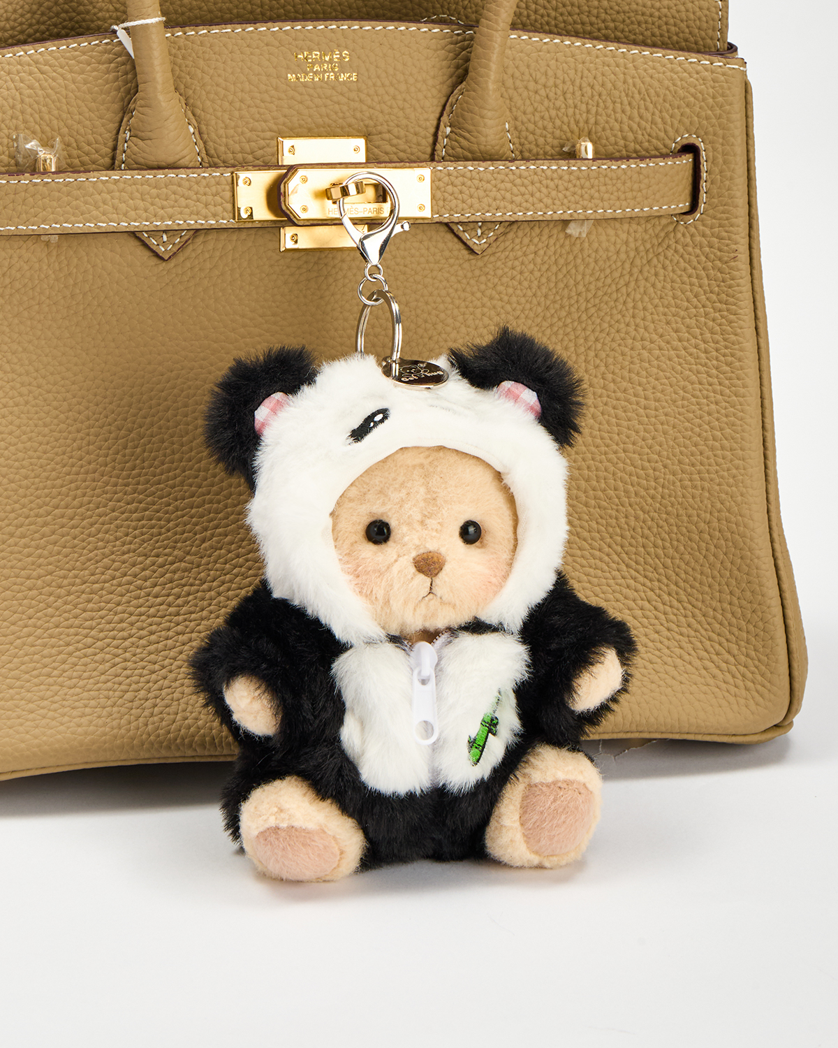 Getahug Adorable Panda Mini Bear | 5.9 Inches Stuffed Animal Bag Charm Keychains Handmade Gift