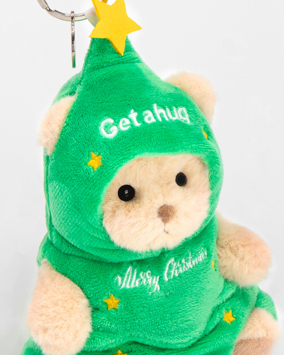 Getahug Christmas Tree Mini Bear | 5.9 Inches Stuffed Animal Bag Charm Keychains Christmas Gift
