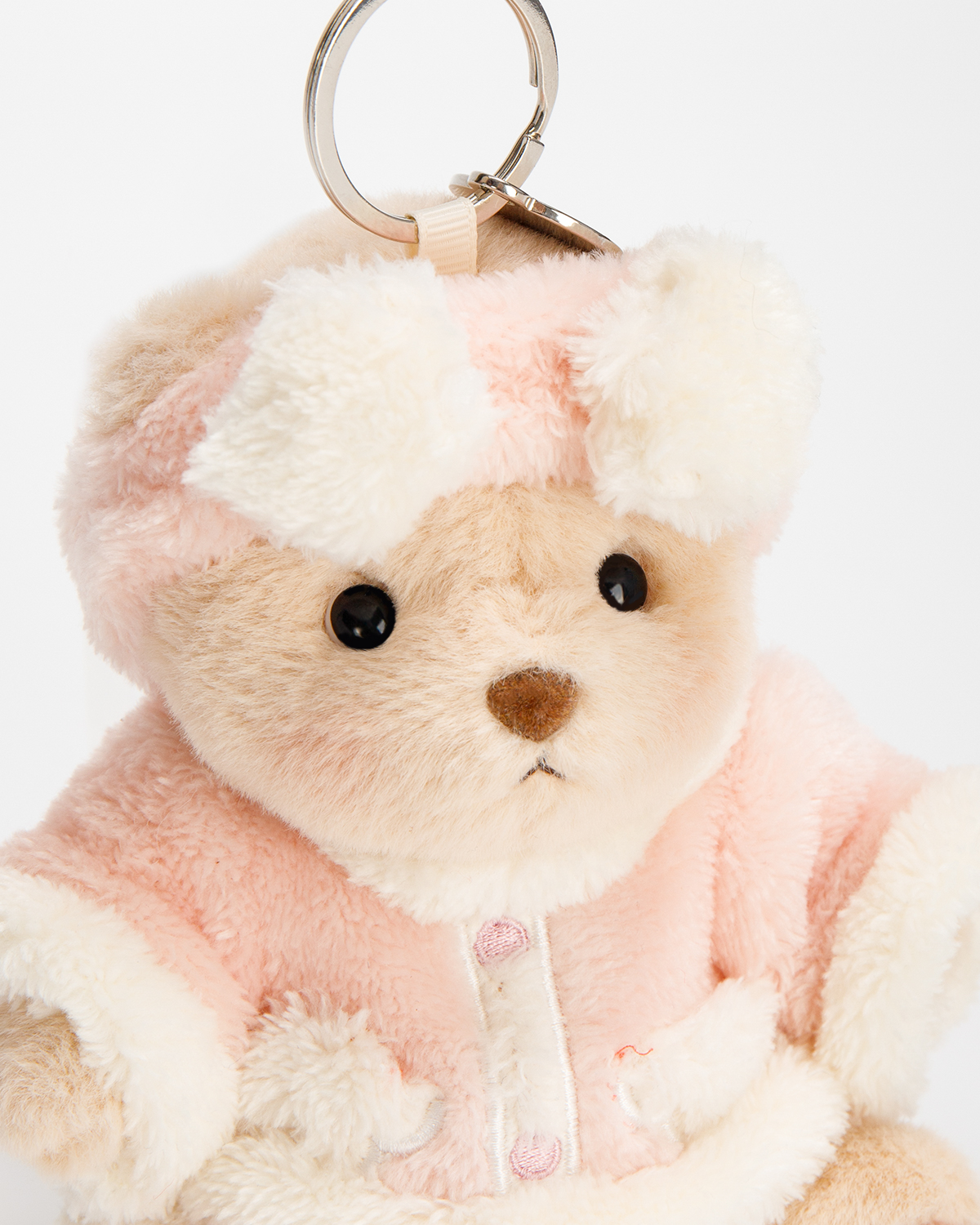Getahug Star Hairband Pajama Mini Bear | 5.9 Inches Stuffed Animal Bag Charm Keychains Handmade Gift