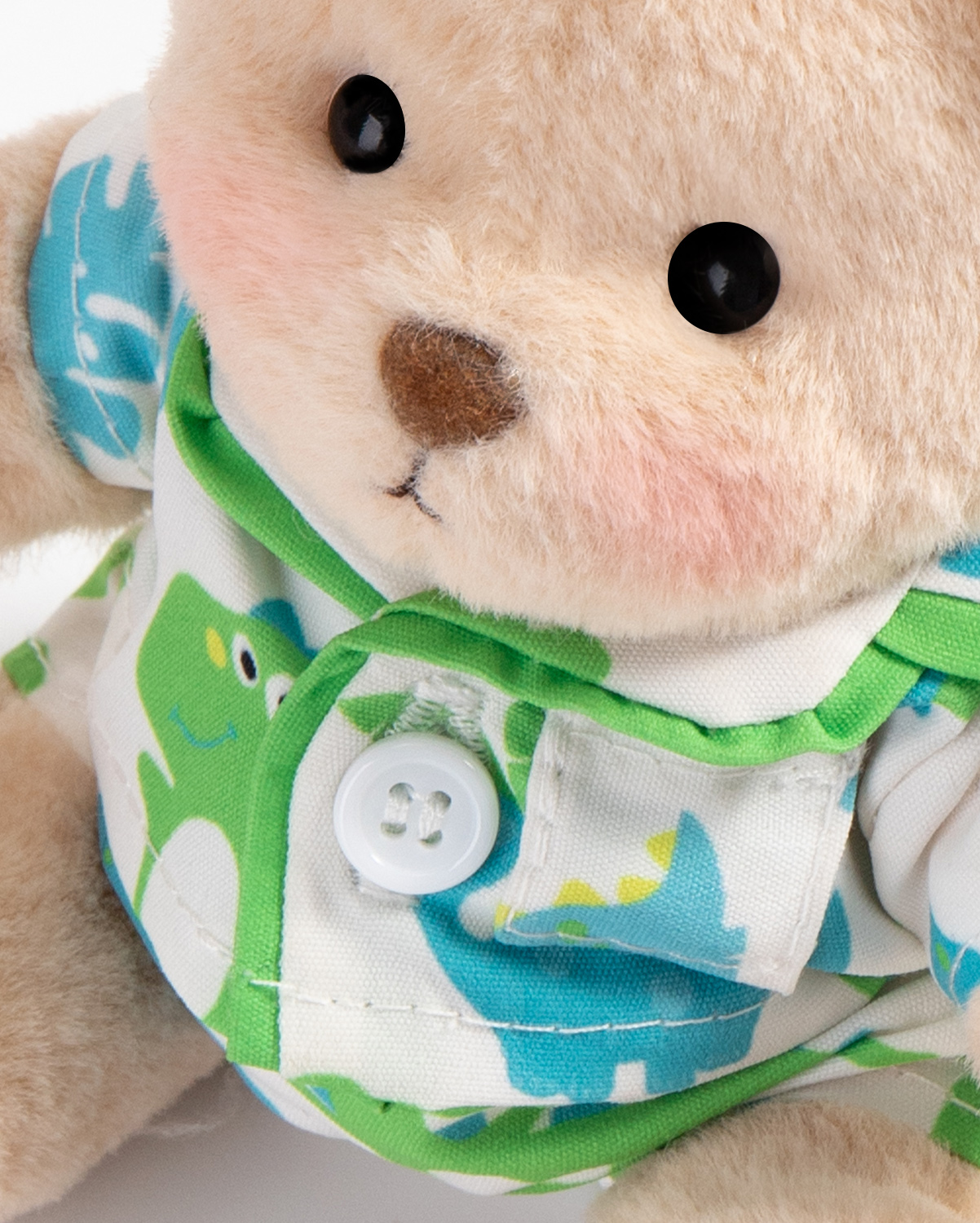 Getahug Dinosaur Pajamas Mini Bear Keychain | 5.9 Inches Plush Bag Charm Stuffed Animal Gift