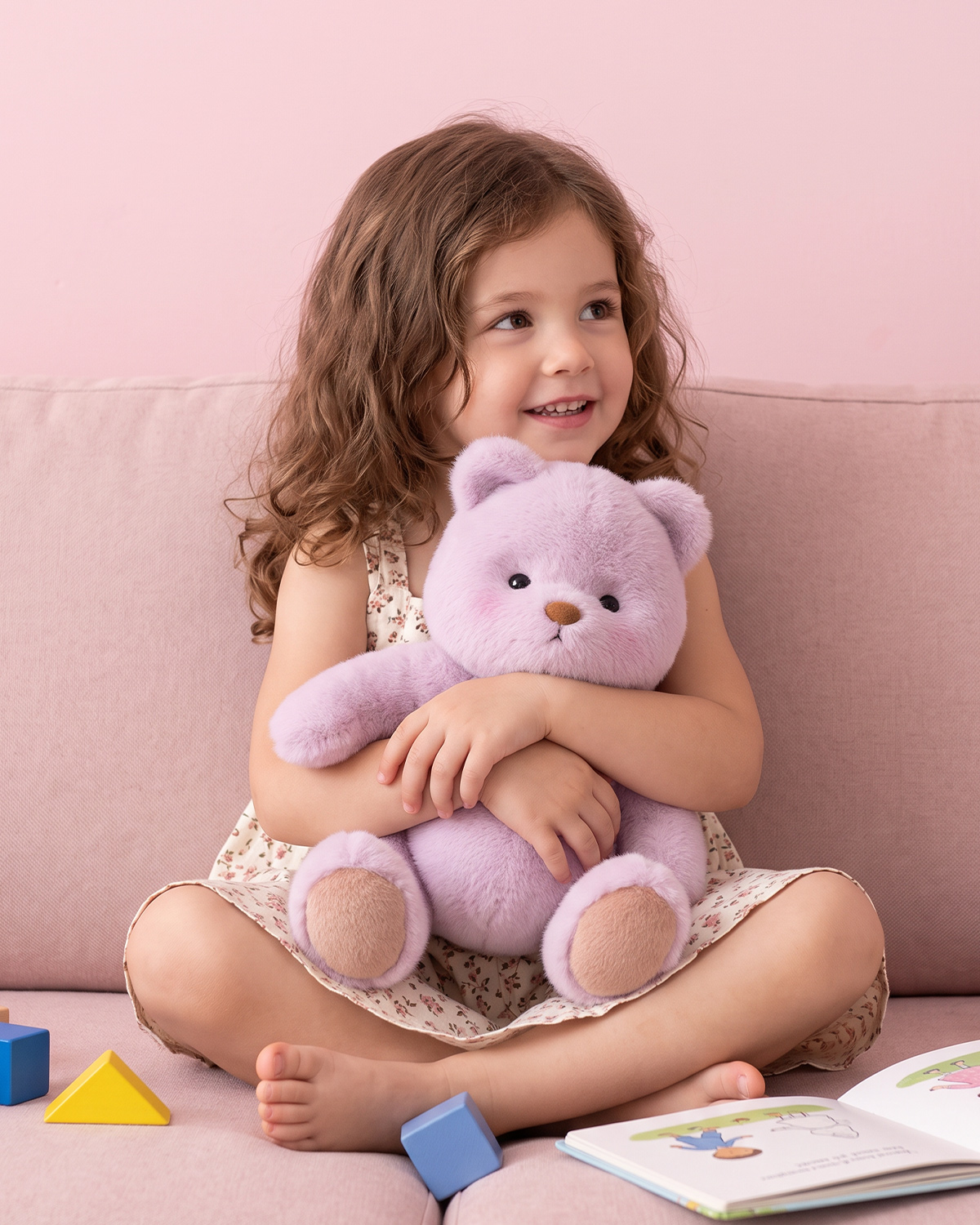 Getahug Violet The Purple Teddy Bear | 2025 Limited Edition Handmade Jointed Teddy Bear Gift