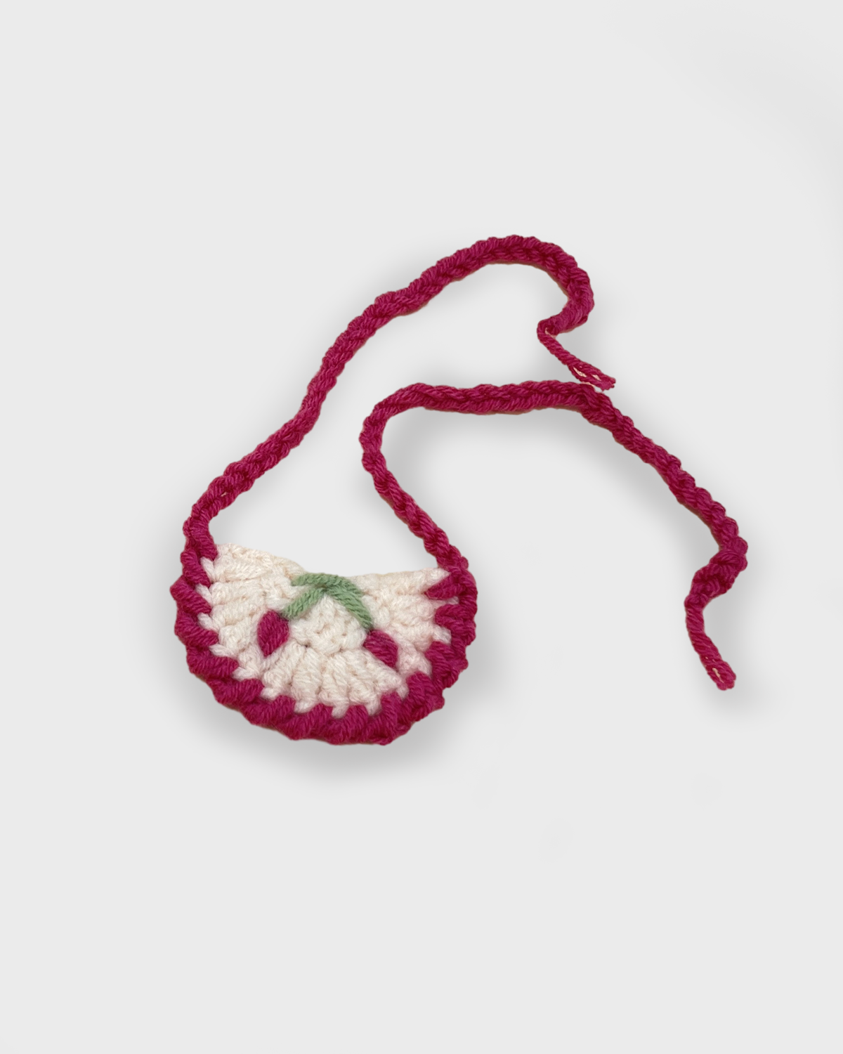 Cherry Knitted Scarf | Suitable for 5.9 Inches Stuffed Animals