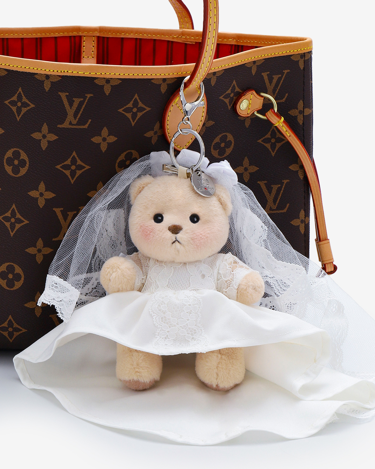 Getahug Romantic Couple Wedding Mini Bears Gift Bundle | 5.9 Inches Pl