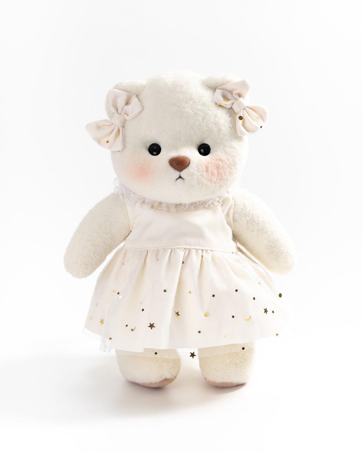 Getahug Star Moon Tulle Dress Bear | Summer Handmade Jointed Teddy Bear Stuffed Animal Gift