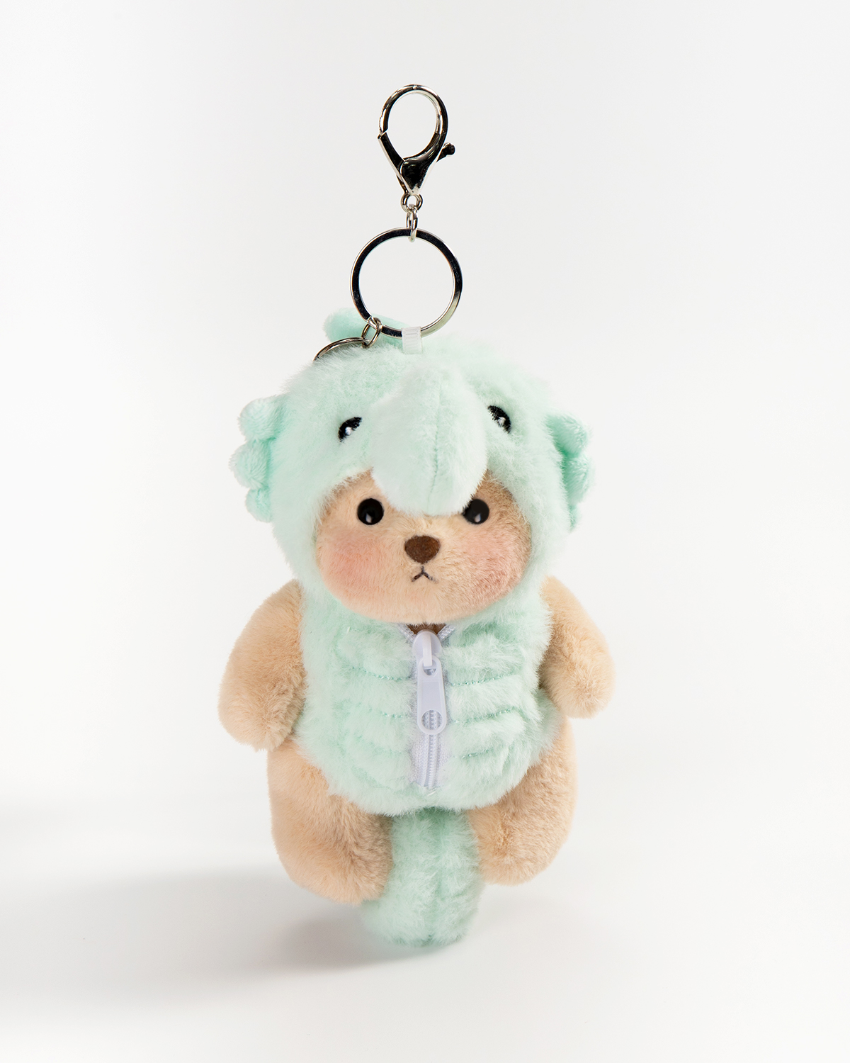 Getahug Seahorse Mini Bear Keychain | 5.9 Inches Plush Bag Charm Stuffed Animal Gift