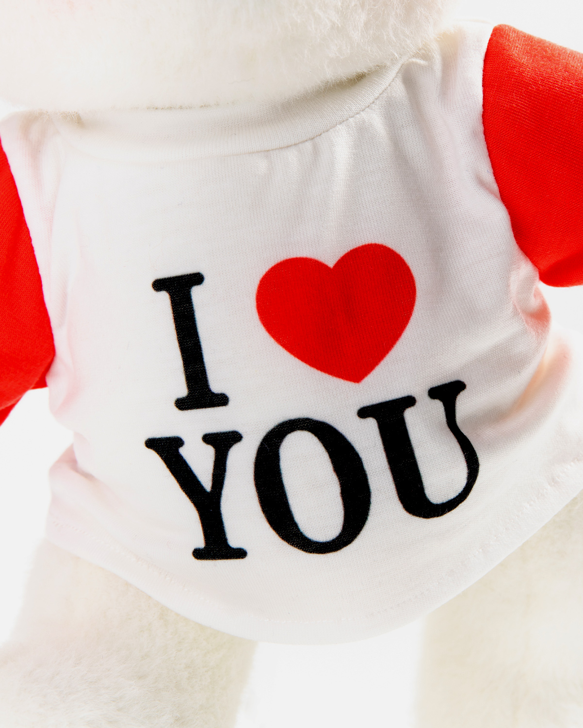 Getahug I Love You Raglan T-Shirt Bear | Handmade Jointed Teddy Bear Stuffed Animal Gift