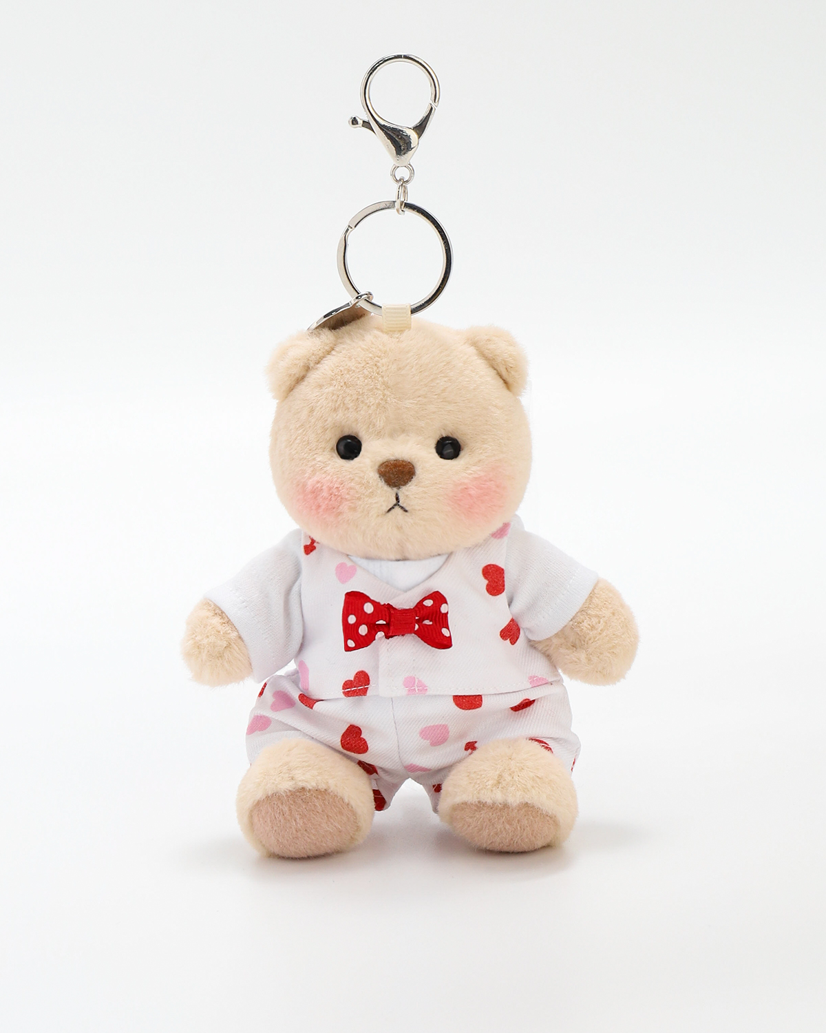 Getahug Mr. Cupid Mini Bear | 5.9 Inches Plush Bag Charm Stuffed Keychain Valentine Gift