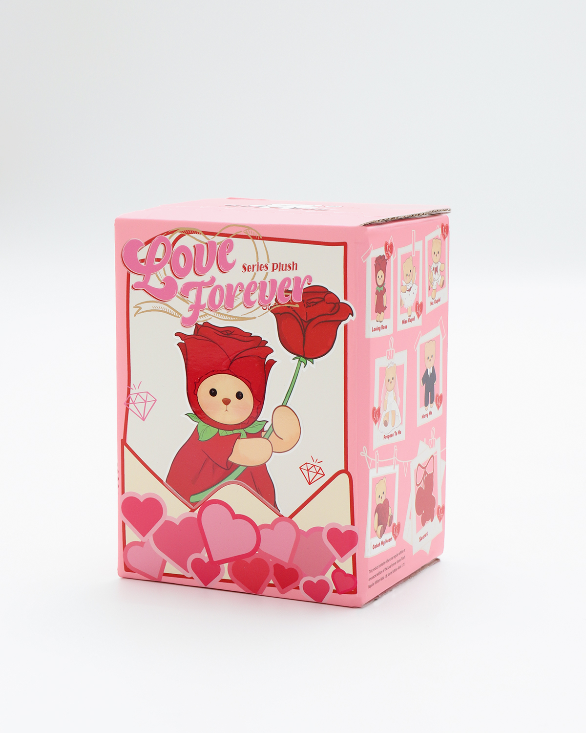 Getahug Love Forever Series Mini Bear Blind Box | Valentine’s Day 5.9 Inches Plush Bag Charm Keychains Gifts
