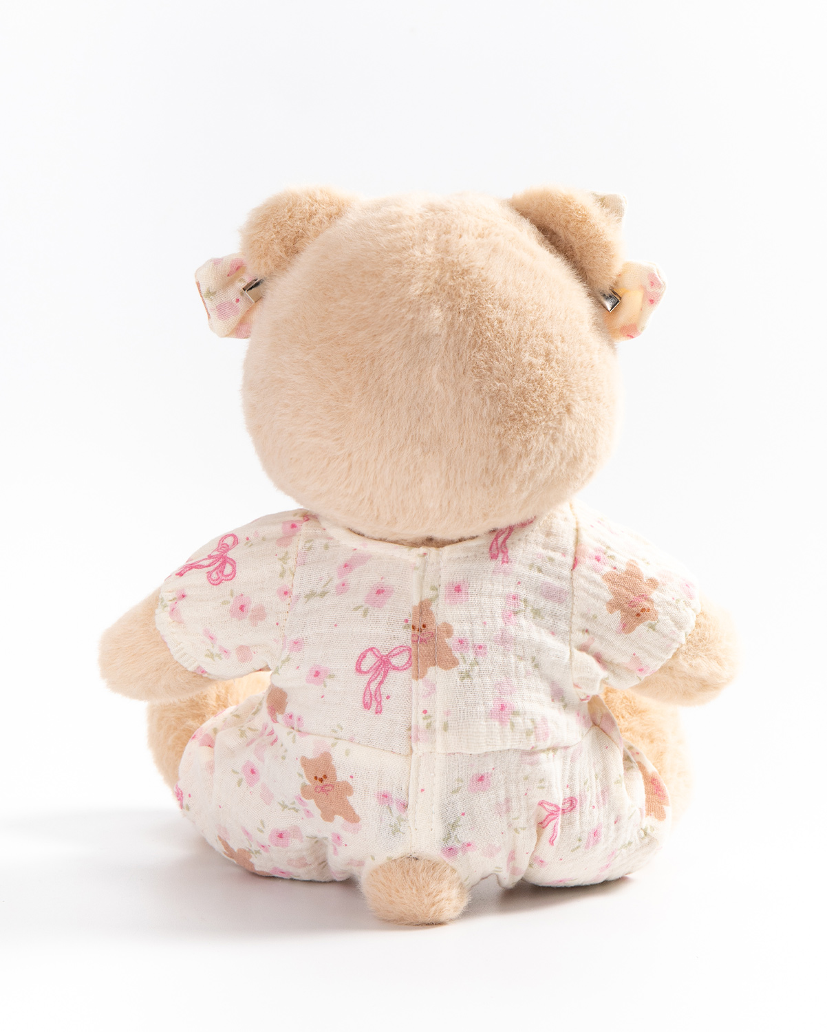 Getahug Pink Floral Lace Romper Bear | Handmade Jointed Teddy Bear Stuffed Animal Gift