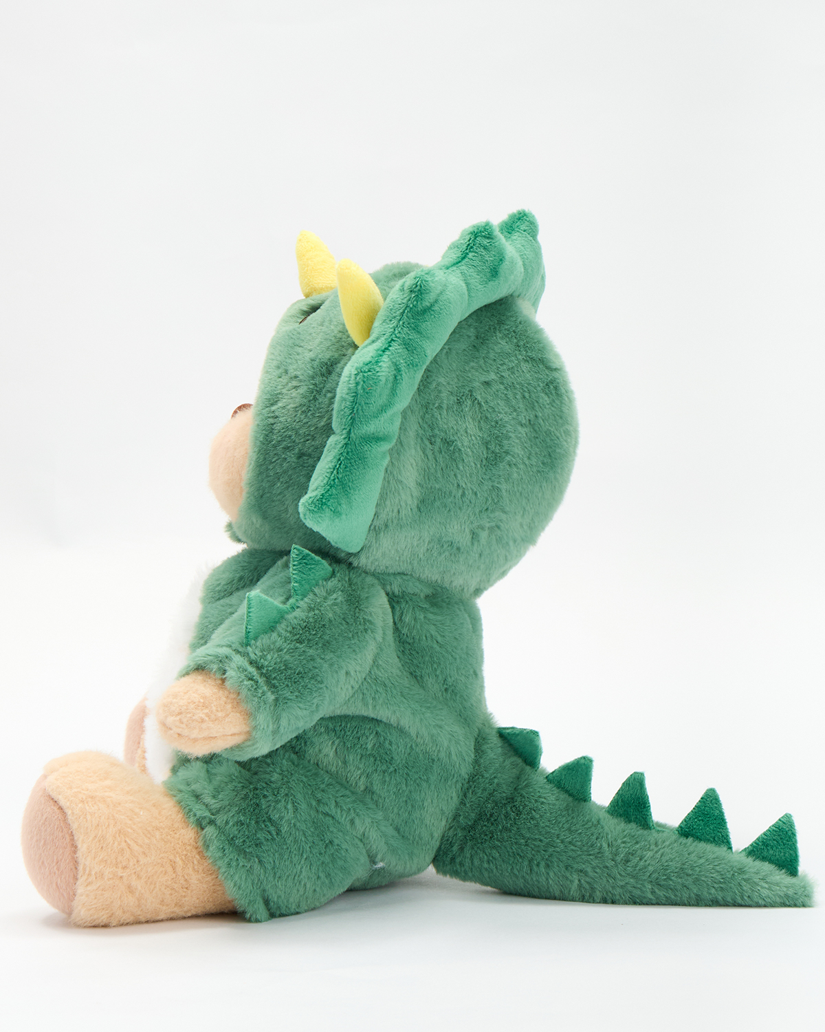 Getahug Green Triceratops Bear | Handmade Jointed Stuffed Animal Gift