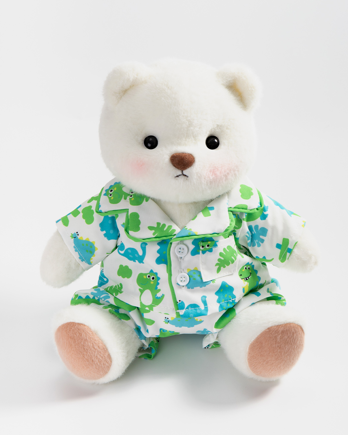 Getahug Dinosaur Pajama Bear | Handmade Jointed Teddy Bear Stuffed Animal Gift