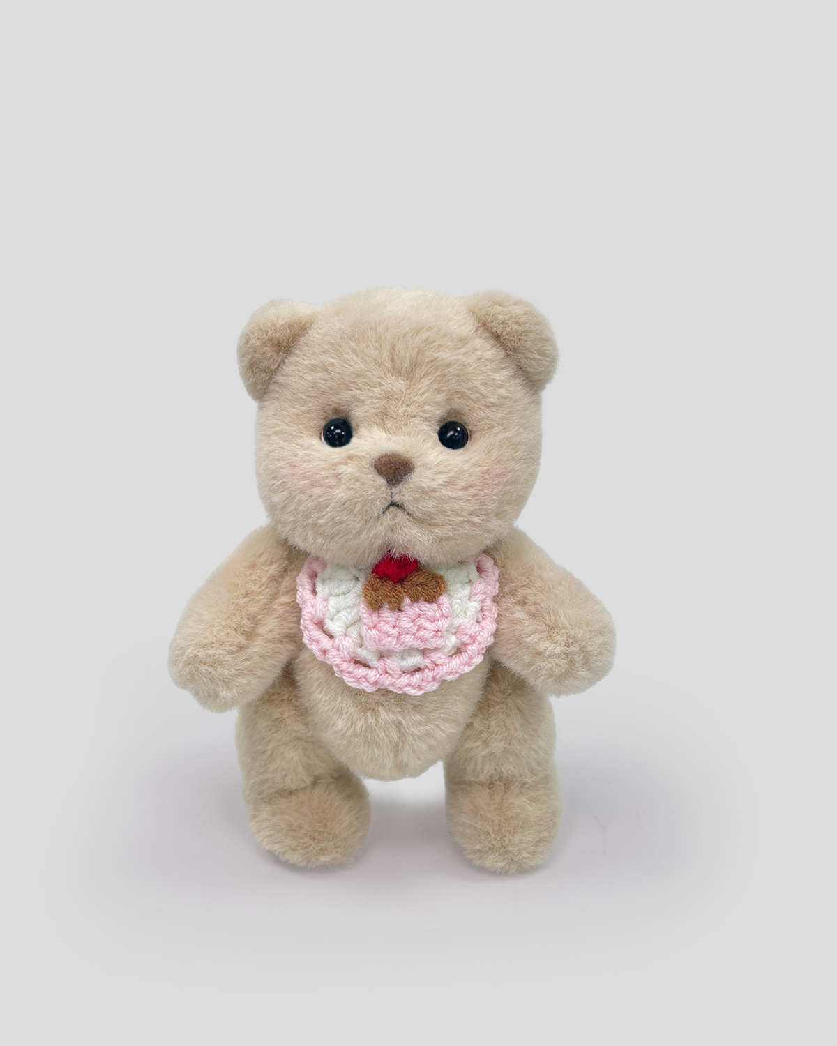 Pink Cake Knitted Scarf | Suitable for 5.9 Inches Stuffed Animals