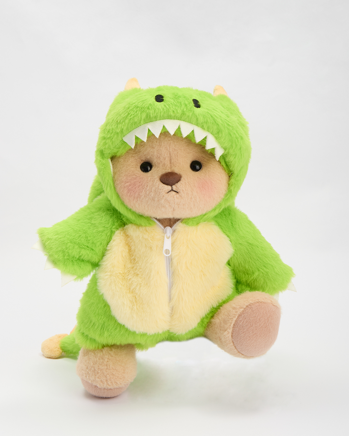 Getahug Green Pterosaur Bear | Handmade Jointed Stuffed Animal Gift