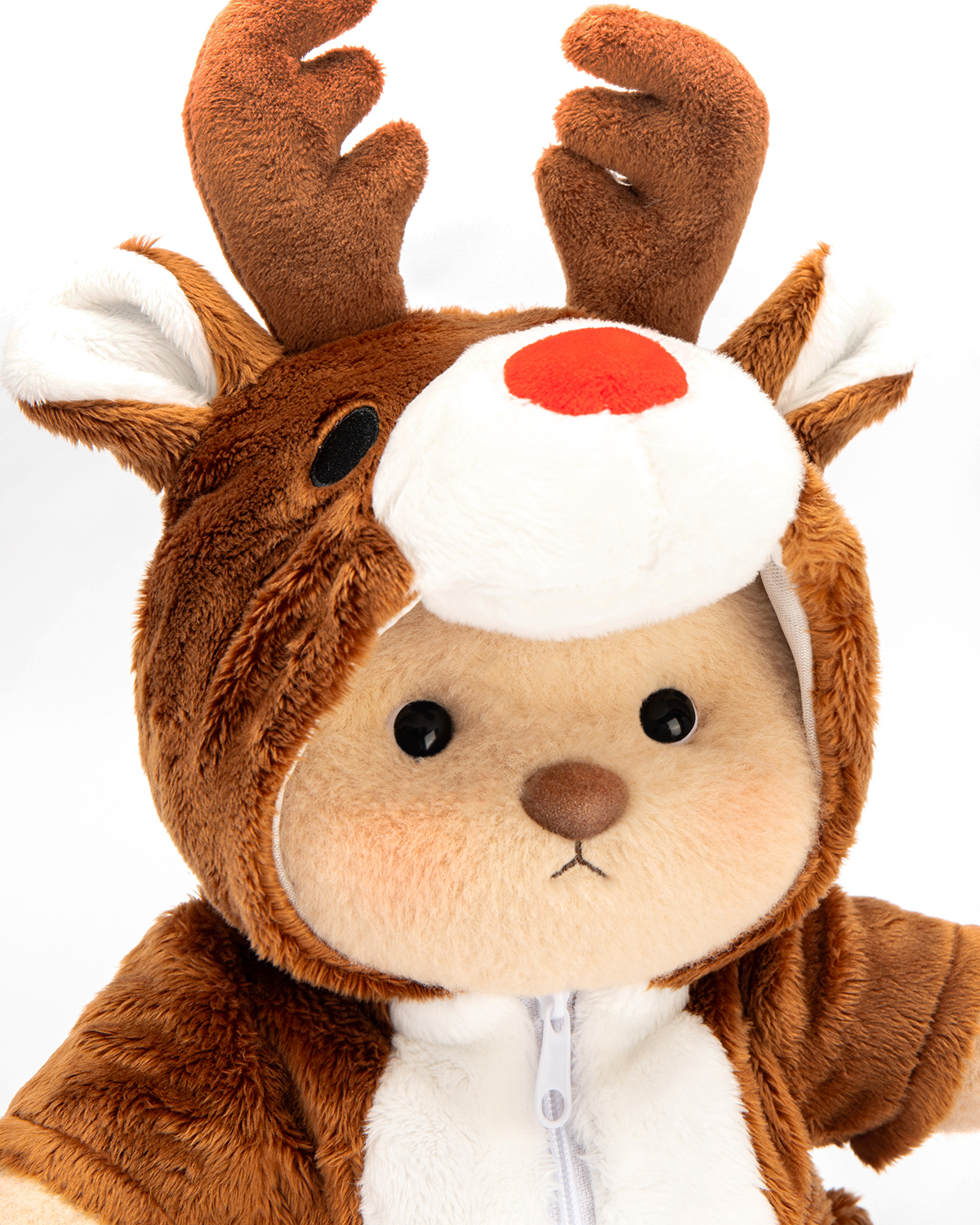 Getahug Christmas Reindeer Bear | Handmade Jointed Stuffed Animal Gift
