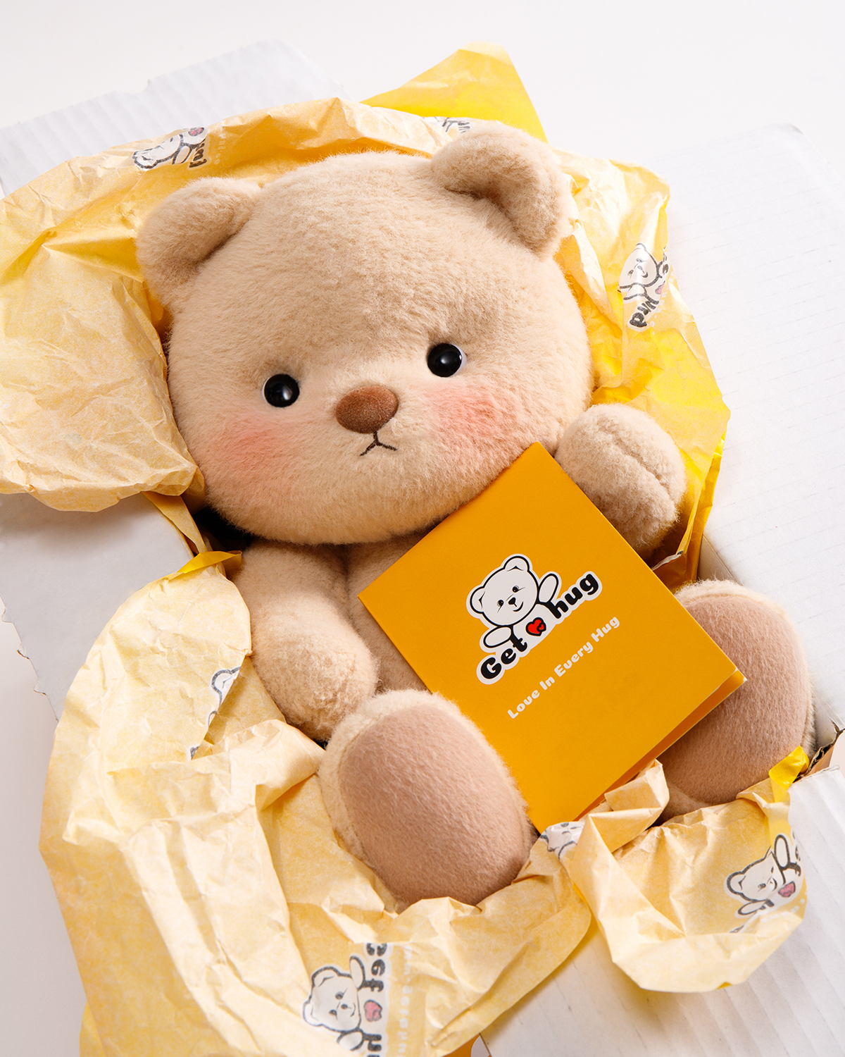 Getahug Billy The Brown Teddy Bear | Handmade Jointed Teddy Bear Gift